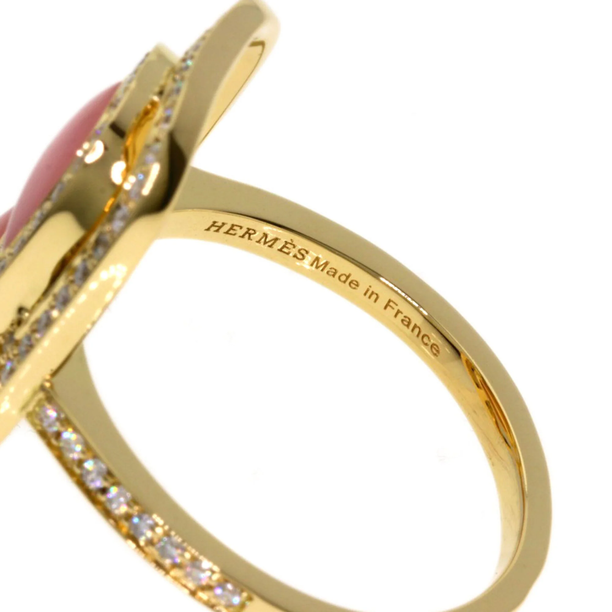 Ring 18K Yellow Gold With Diamond and Opal - Image 6