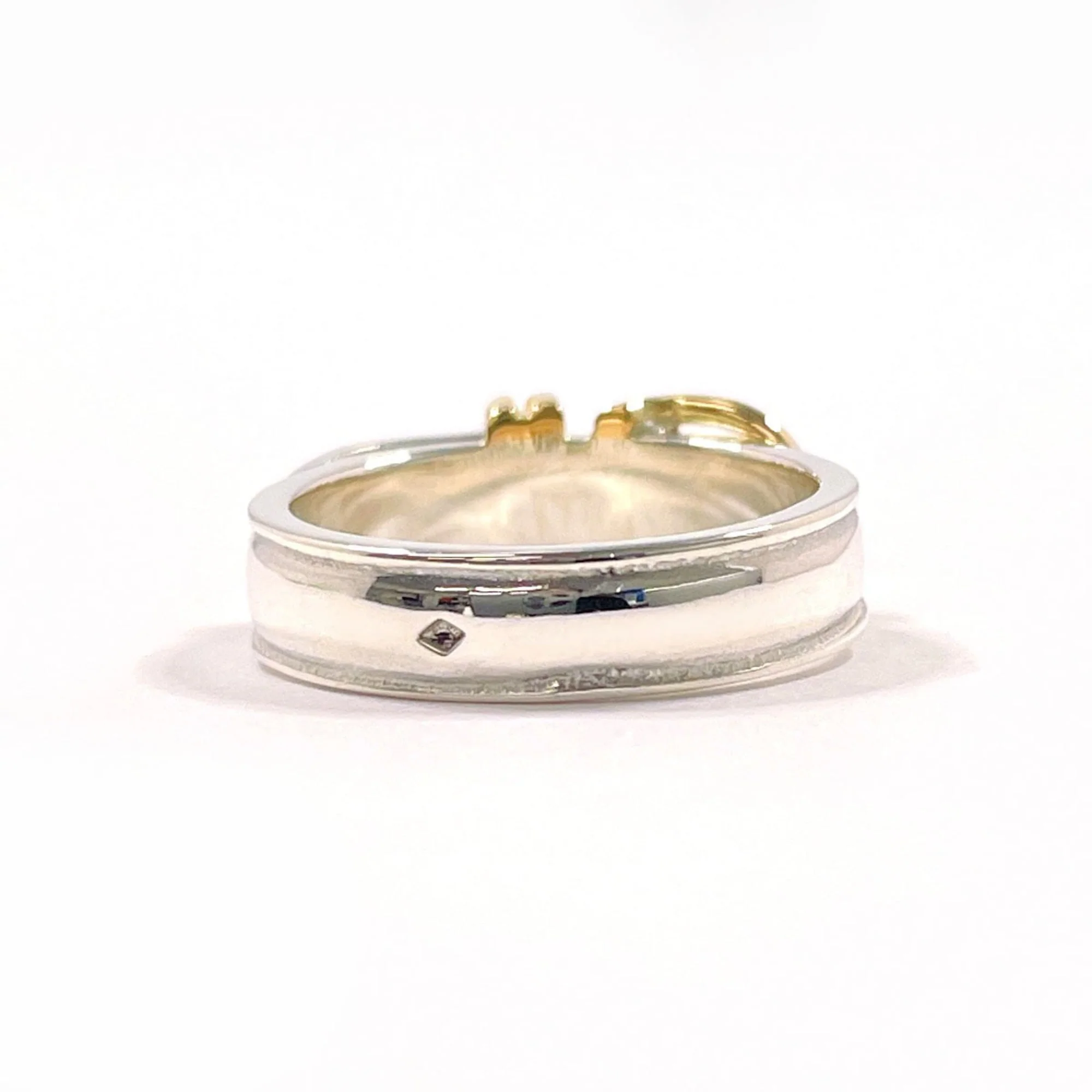 Ring Sterling Silver and 18K Yellow Gold - Image 2