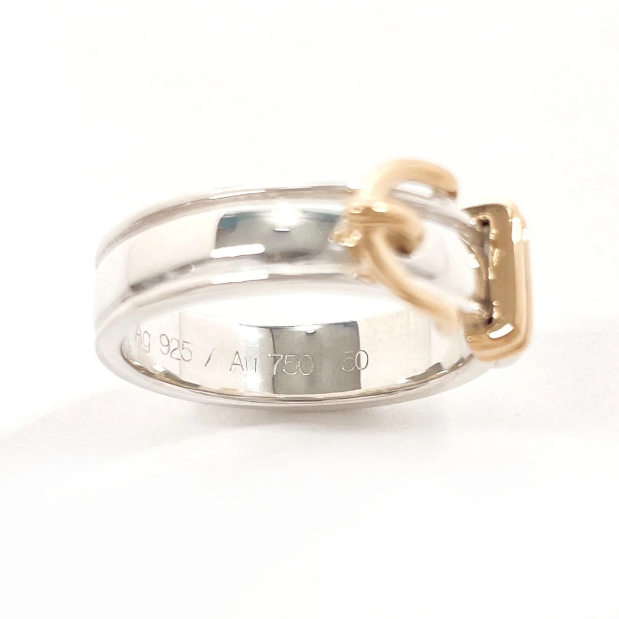 Ring Sterling Silver and 18K Yellow Gold - Image 4