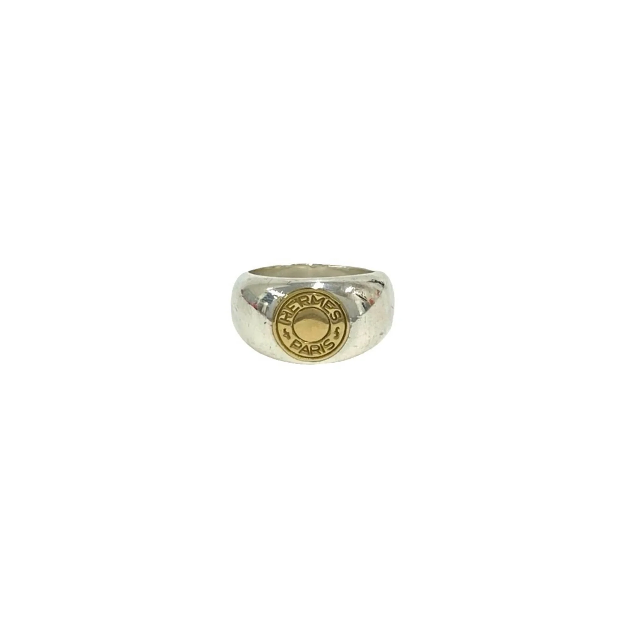 Sellier Ring 18K Gold and Sterling Silver