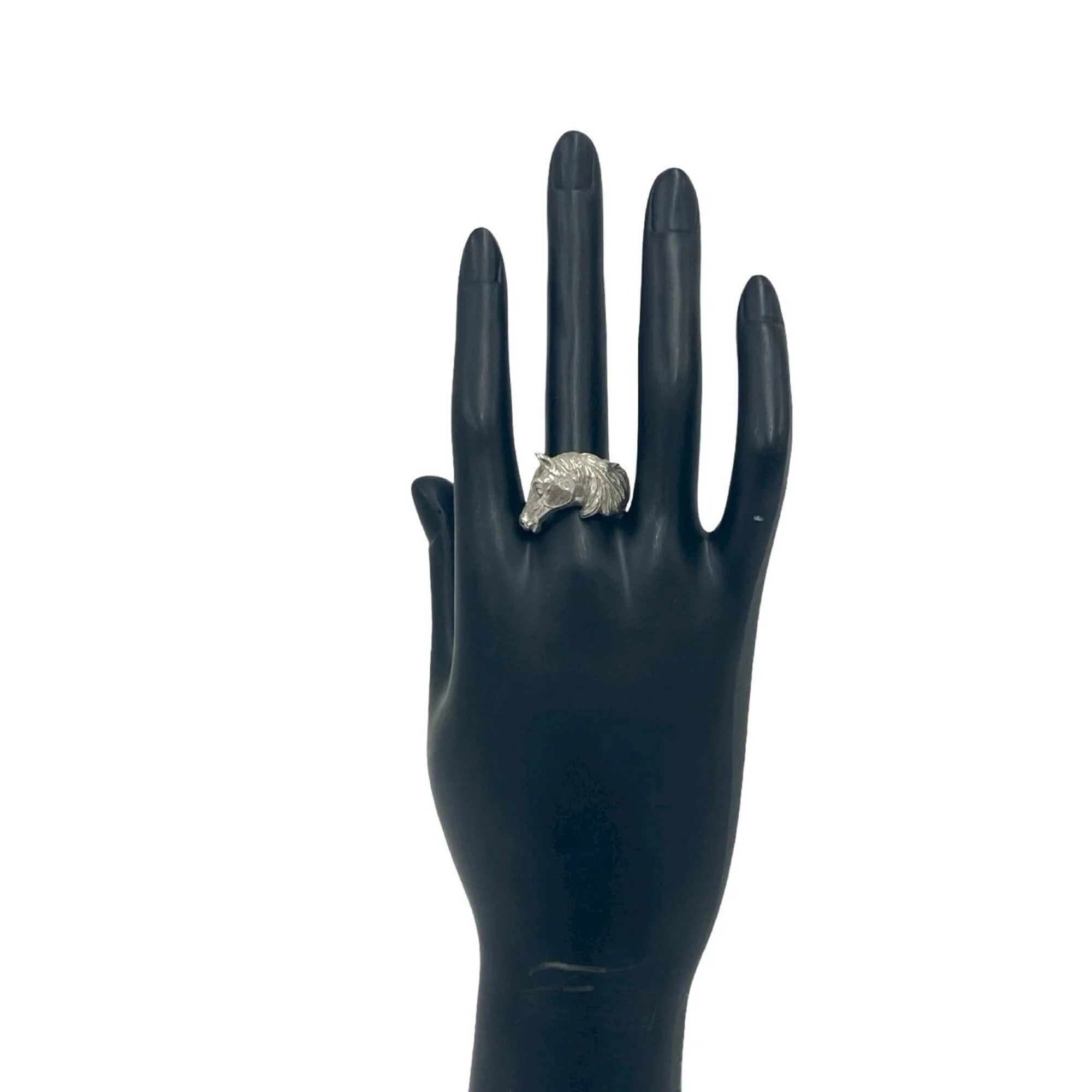 Vintage Band Ring Sterling Silver - Image 2