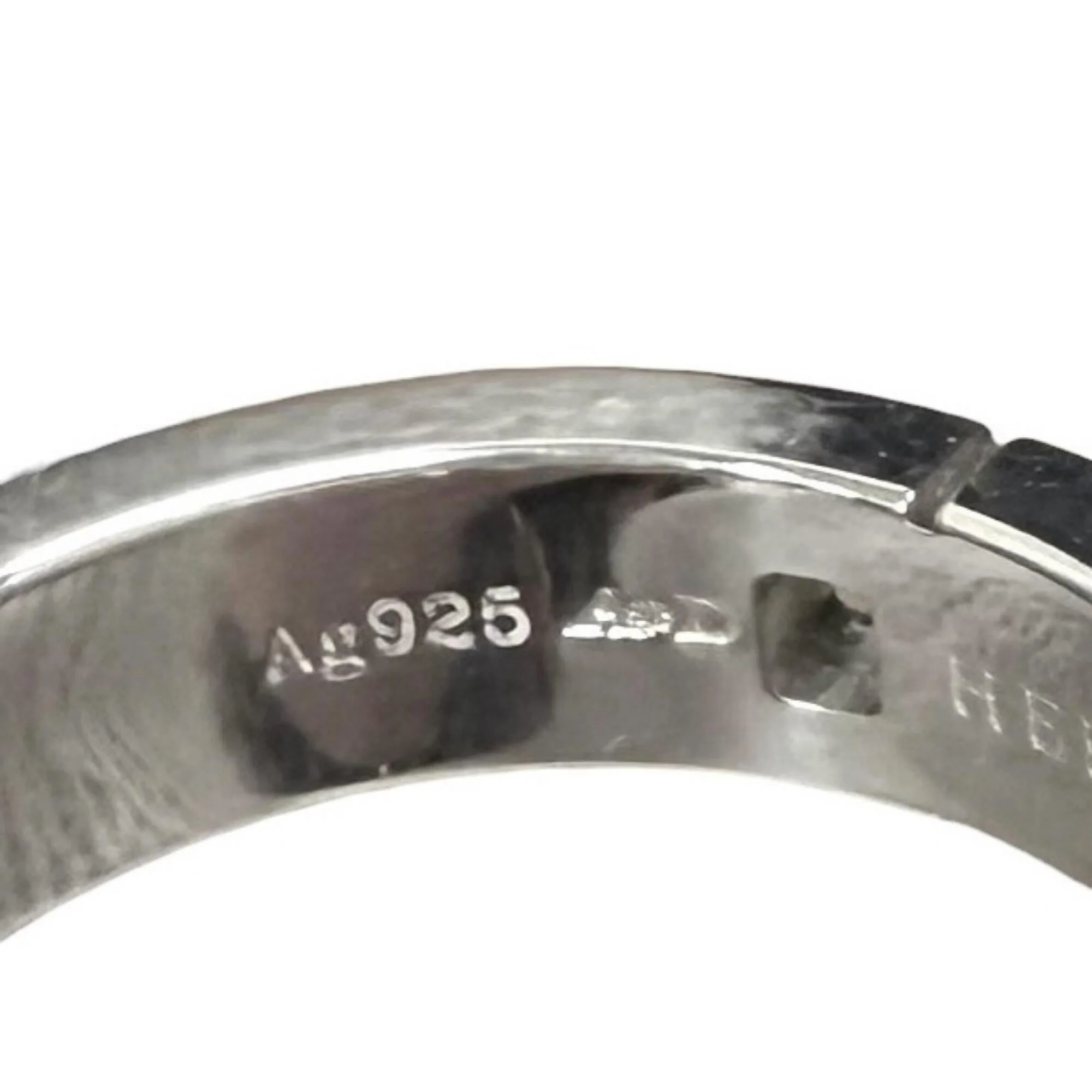 Vintage Band Ring Sterling Silver - Image 6