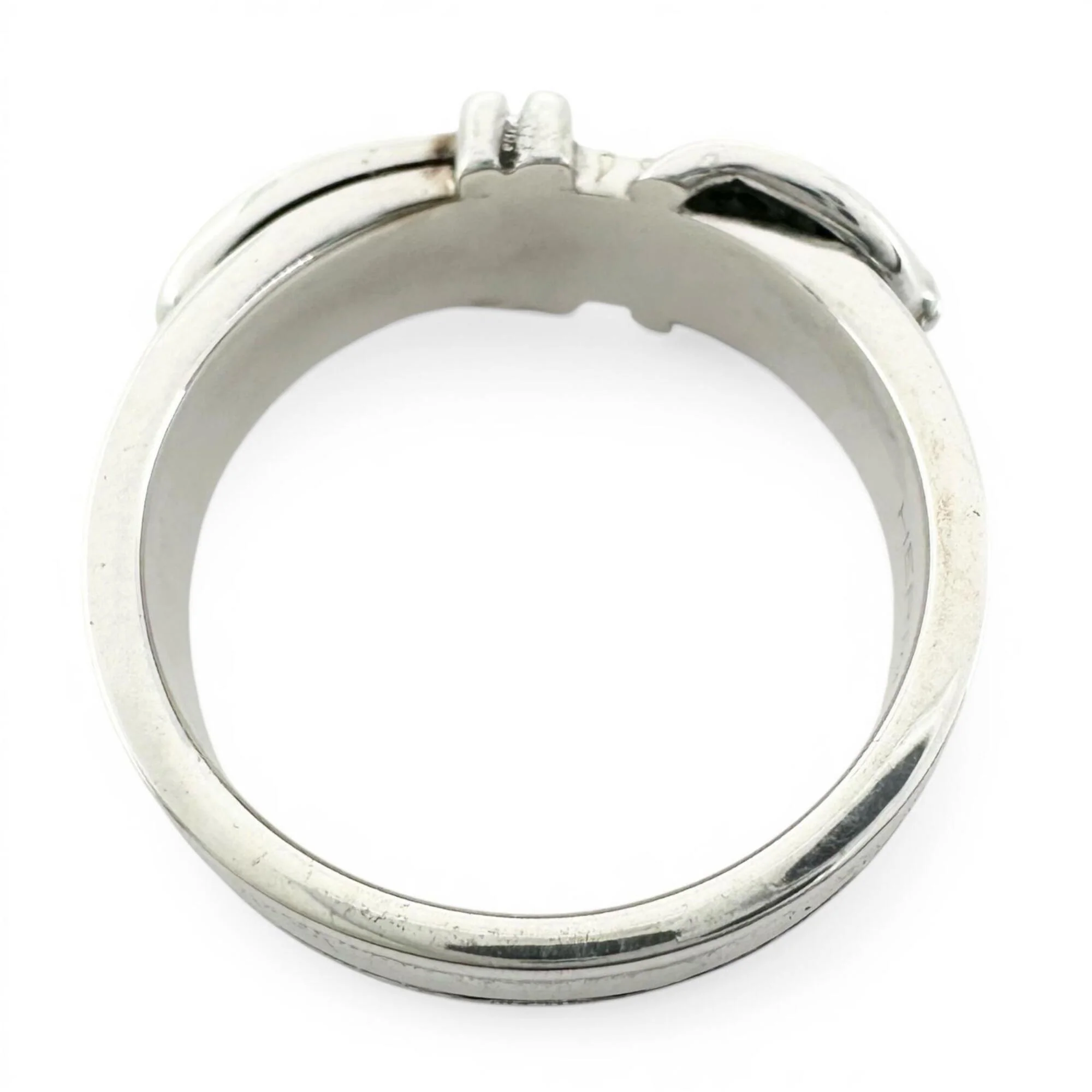 Vintage Ceinture Ring Sterling Silver - Image 3