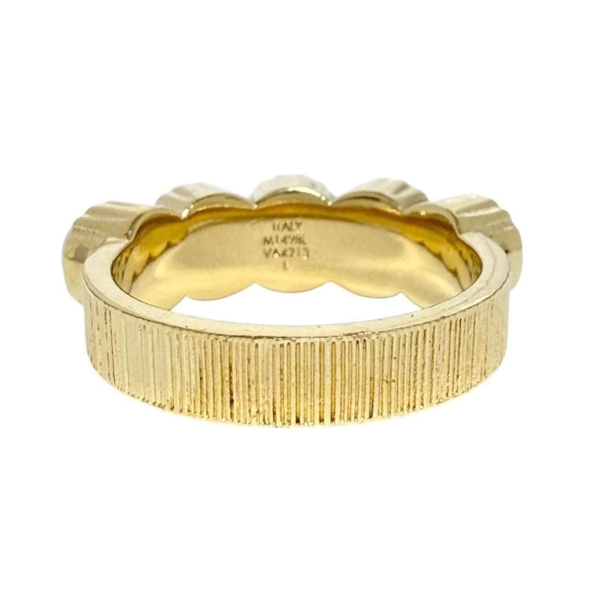 Band Ring Artificial Pearl and Metal - Image 4