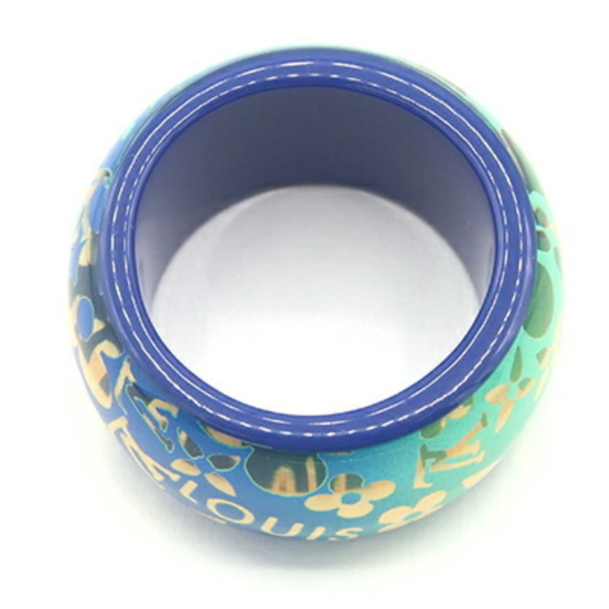 Band Ring Blue Resin - Image 4