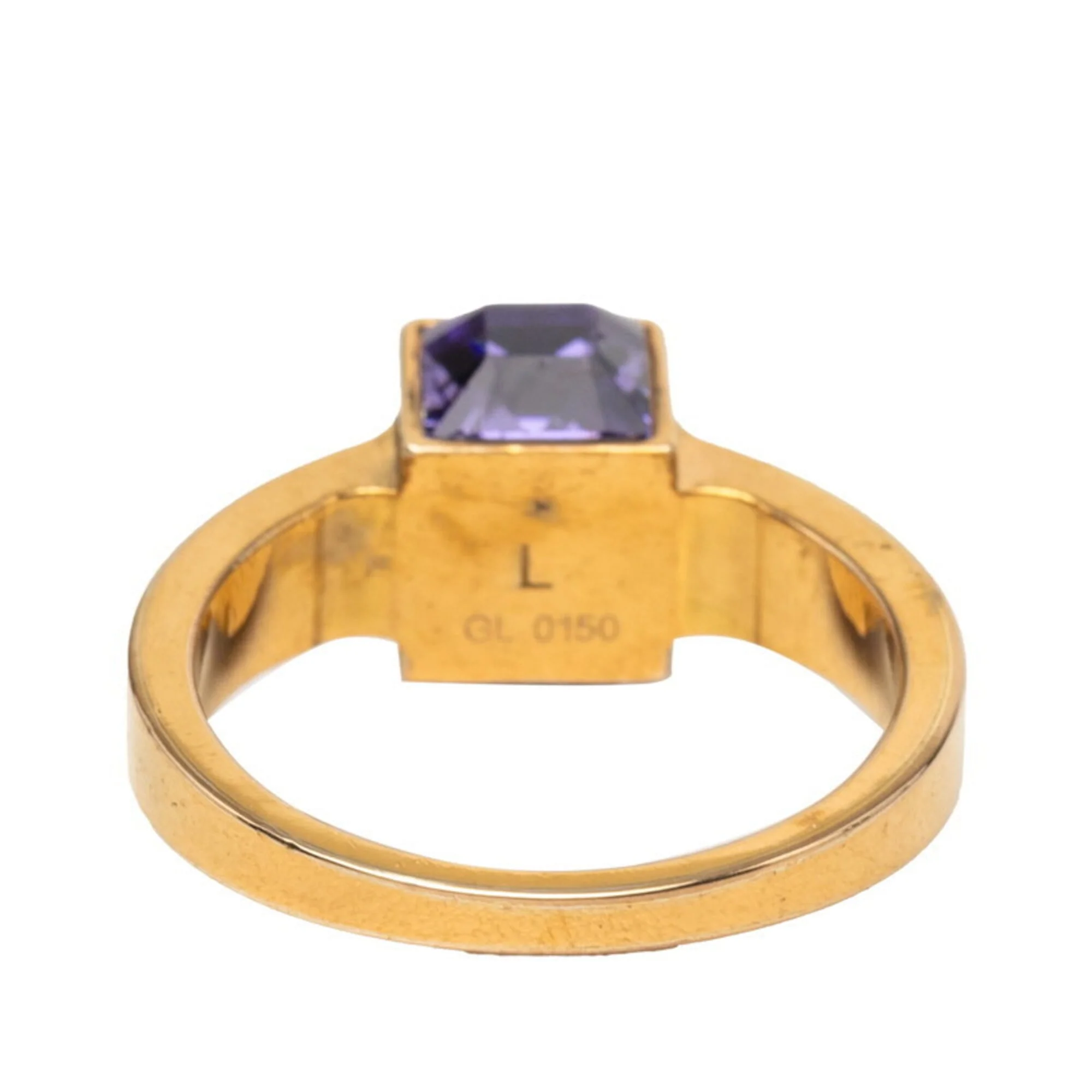 Gamble Ring Gold Purple with Swarovski Crystals - Image 3