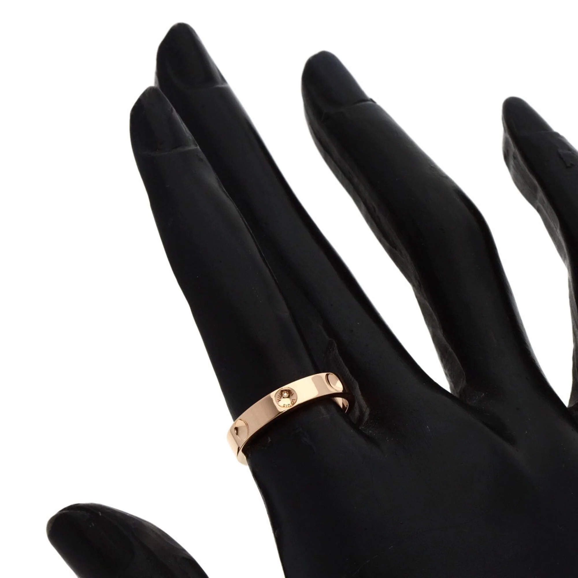 Petite Bague Empreinte Ring 18K Rose Gold - Image 6
