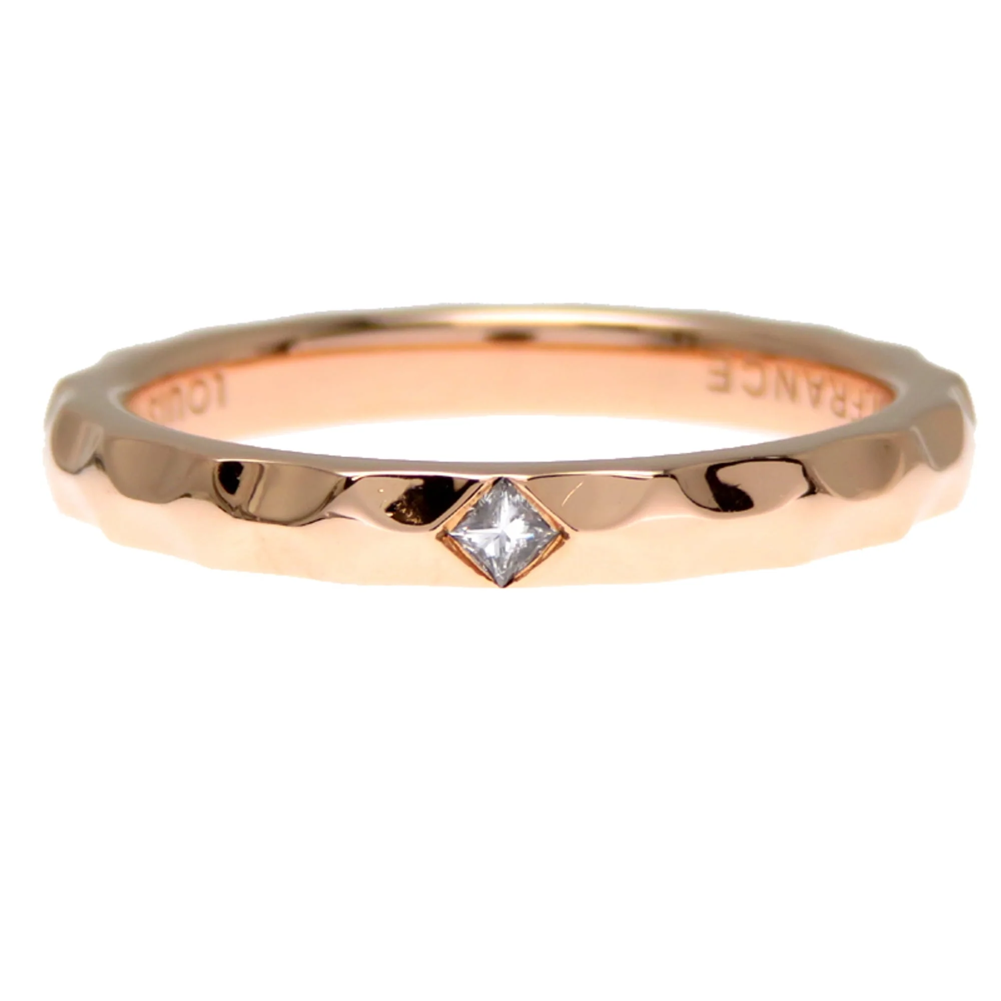 Ring 18K Rose Gold with Diamond - Image 4