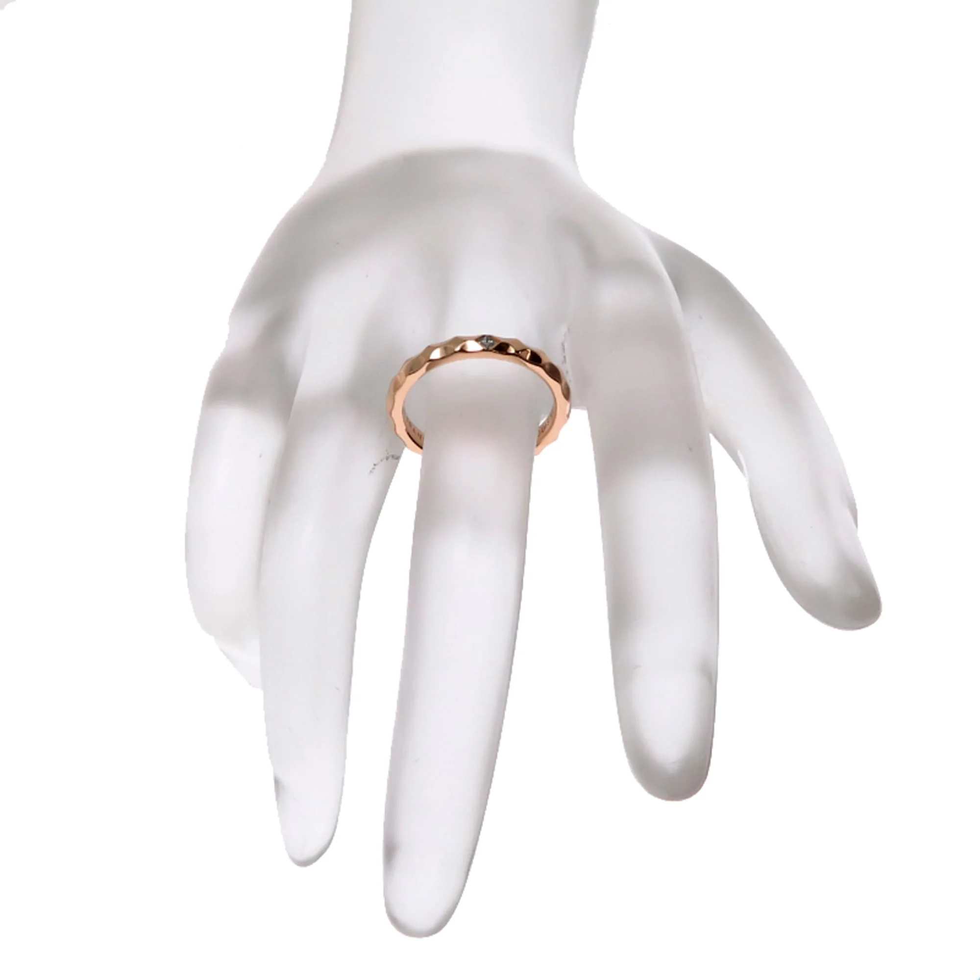 Ring 18K Rose Gold with Diamond - Image 8