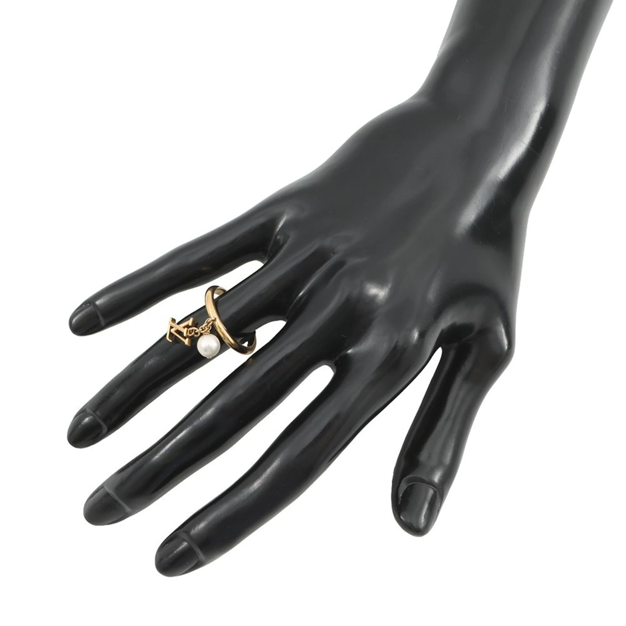 Ring Gold and Artificial Pearl - Image 4
