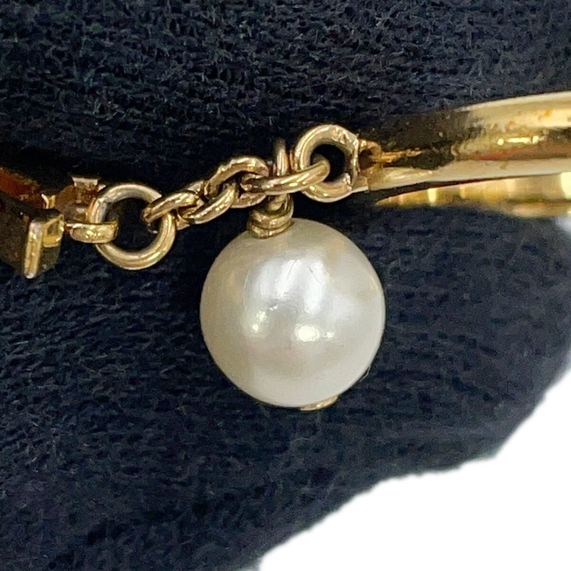 Ring Gold and Artificial Pearl - Image 6