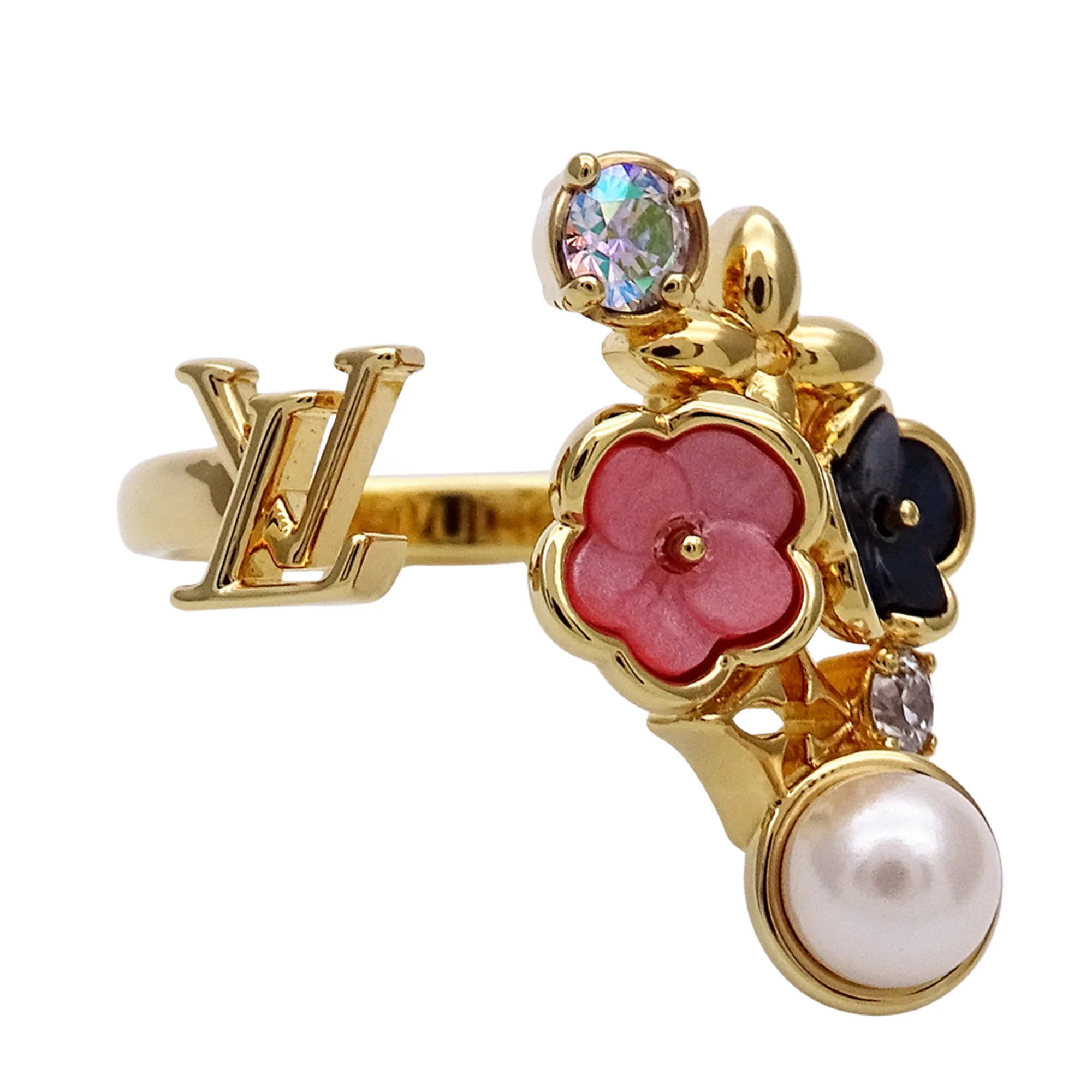 Ring Gold With Rhinestone - Image 2