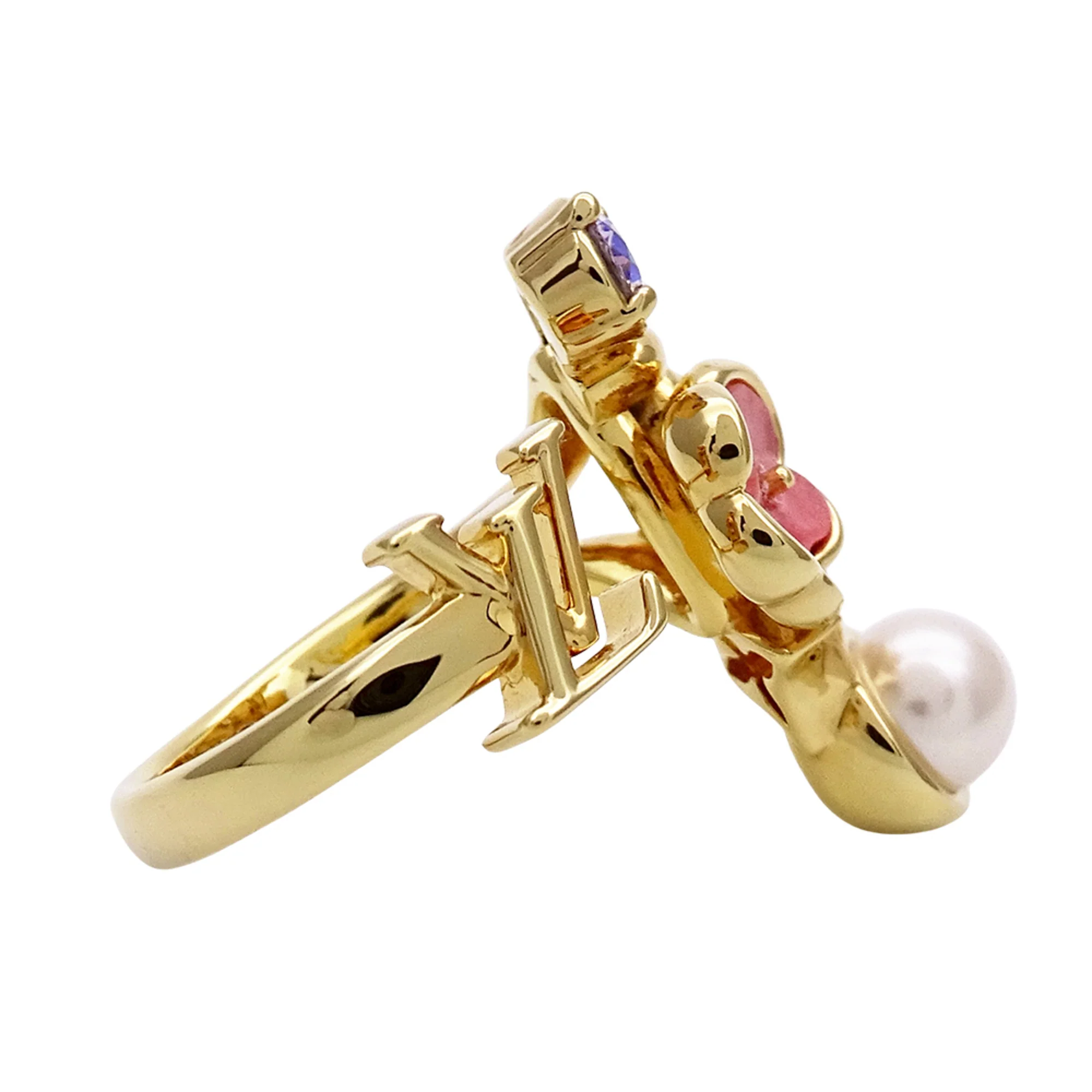 Ring Gold With Rhinestone - Image 3