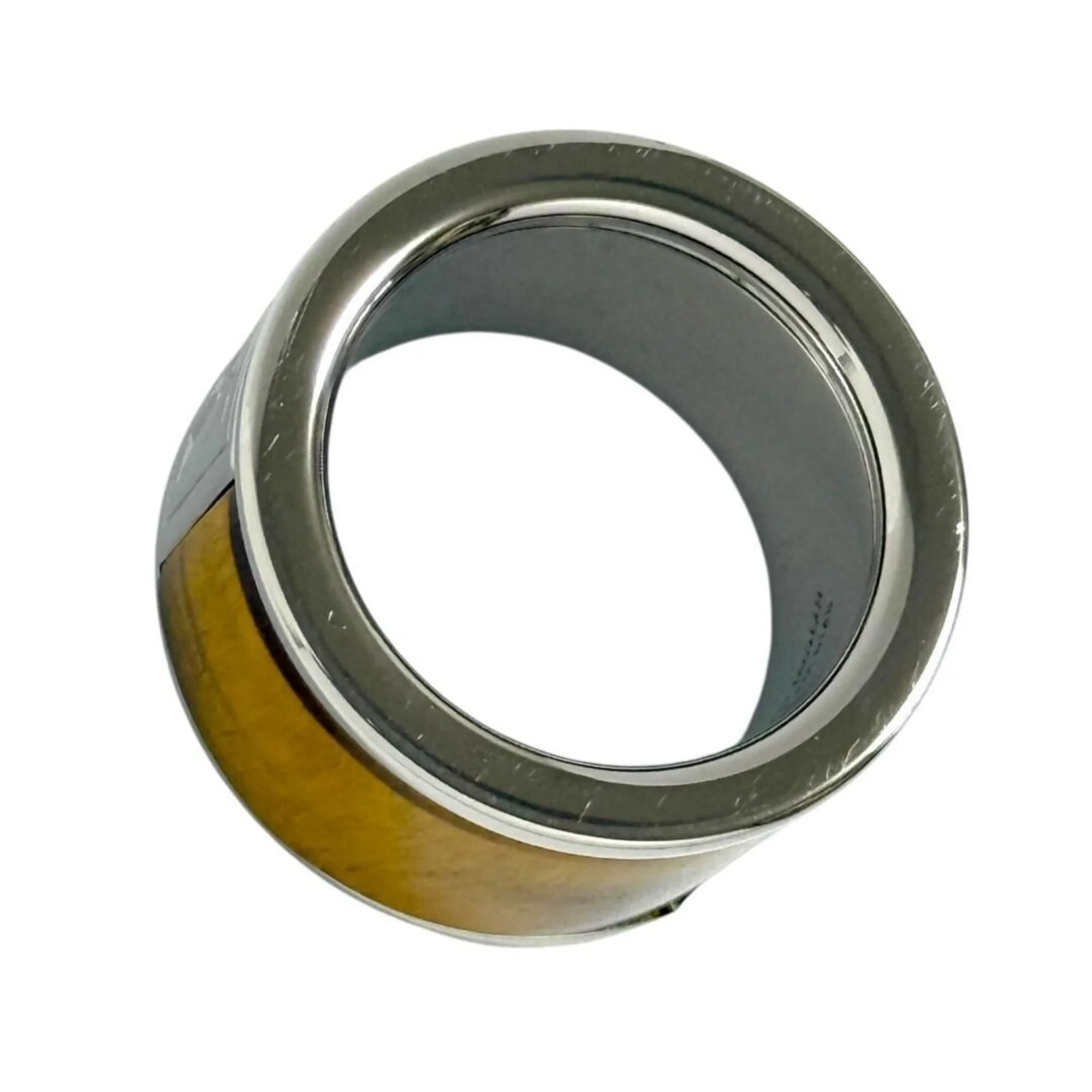 Wide Ring Metal with Tiger Eye - Image 6