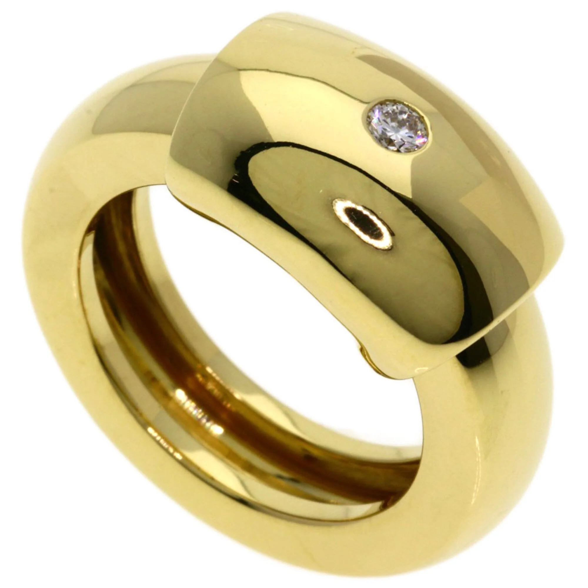 Ring 18K Yellow Gold and Diamond