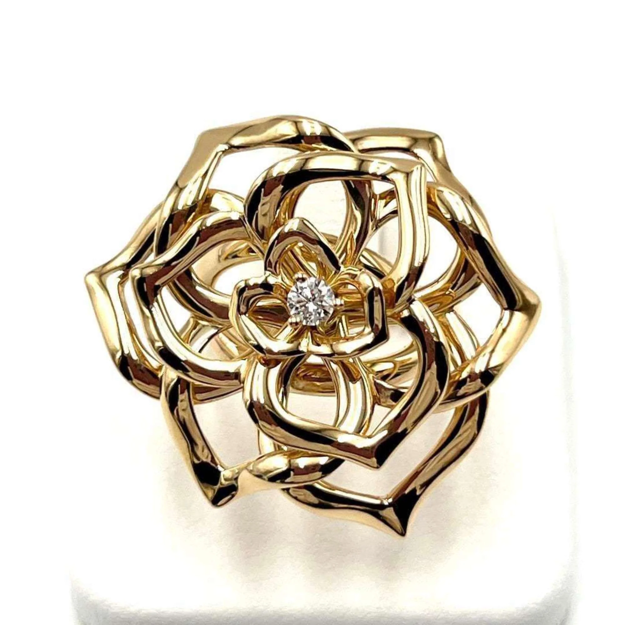 Ring 18K Yellow Gold with Diamond