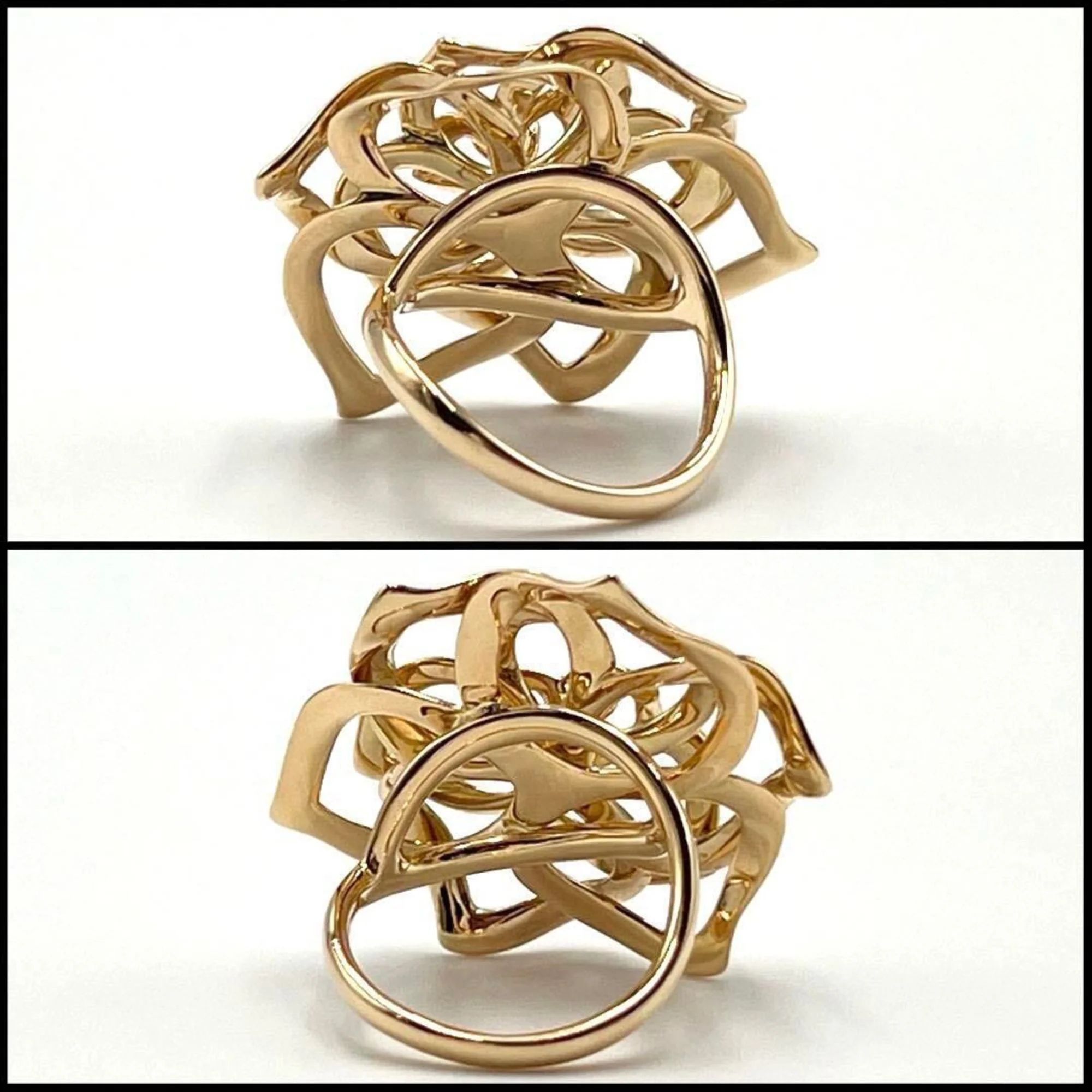 Ring 18K Yellow Gold with Diamond - Image 6
