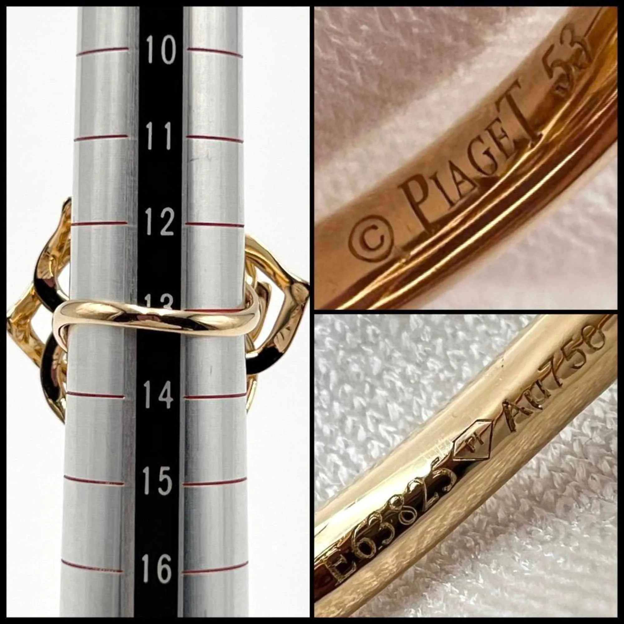 Ring 18K Yellow Gold with Diamond - Image 8