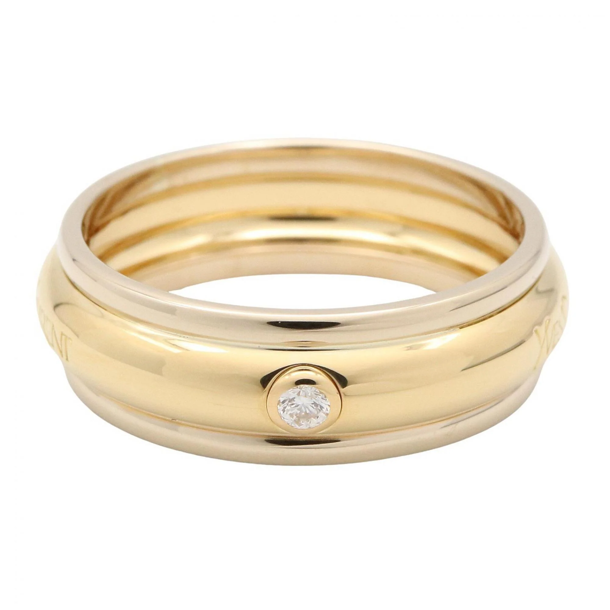 Ring 18K Yellow Gold with Diamond - Image 3