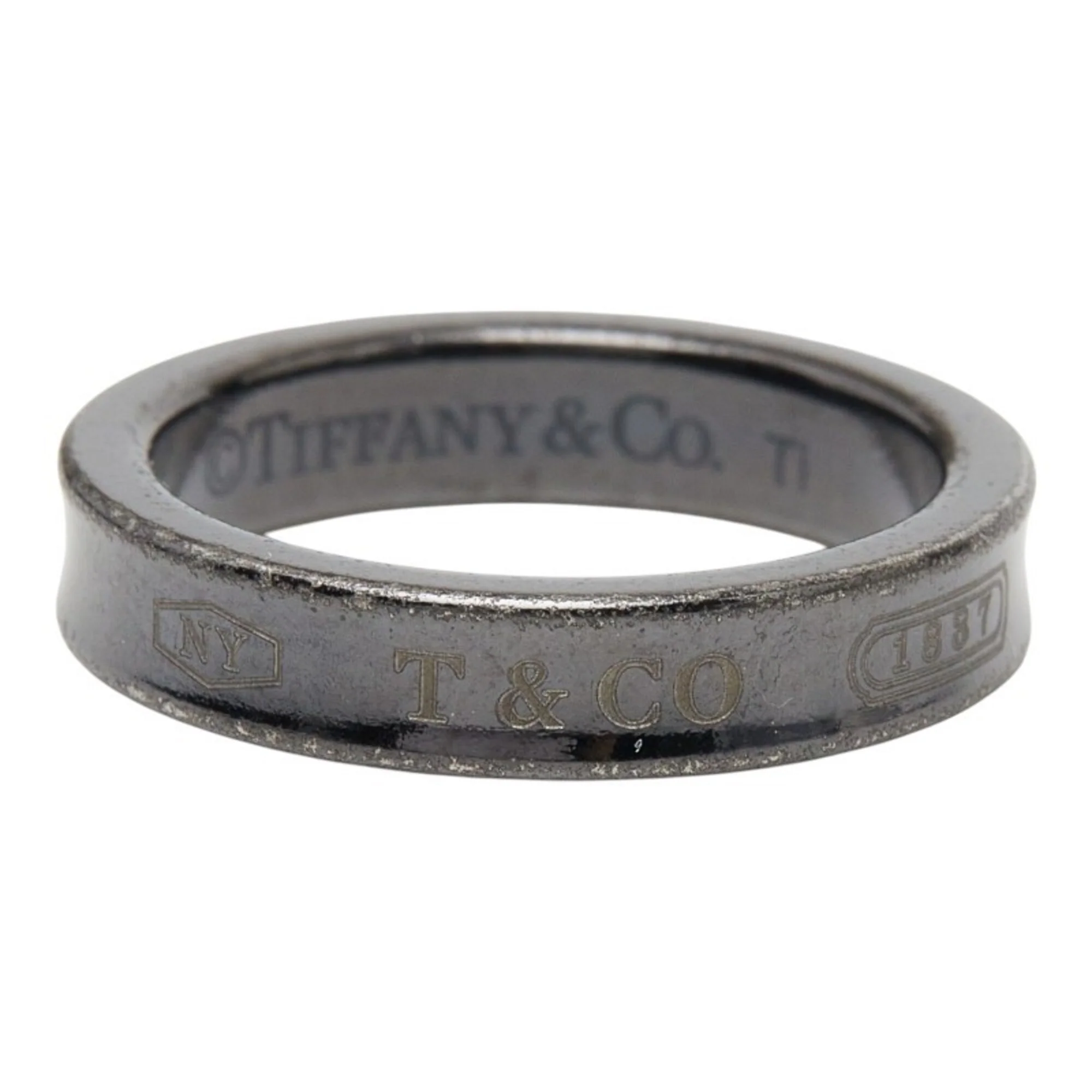 1837 Narrow Band Ring Black Titanium