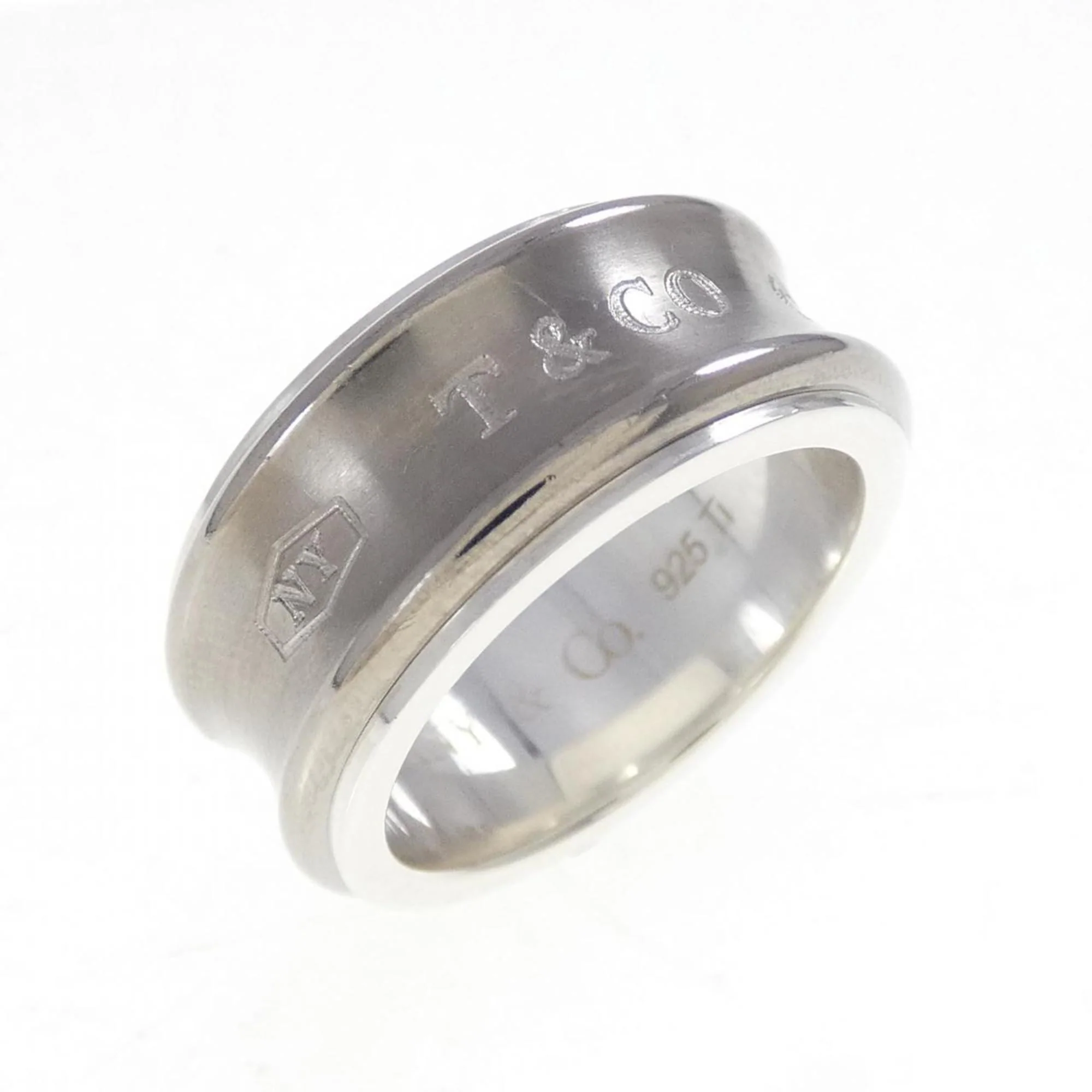 1837 Ring Sterling Silver and Titanium Galaxy Gray