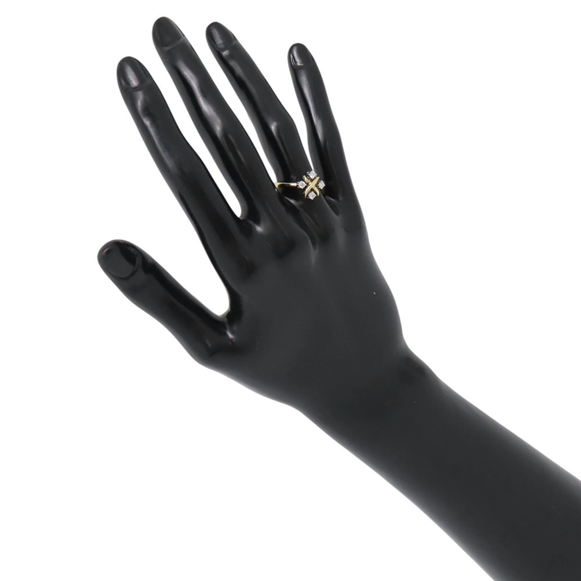 Anniversary Ring Platinum and 18K Yellow Gold - Image 4