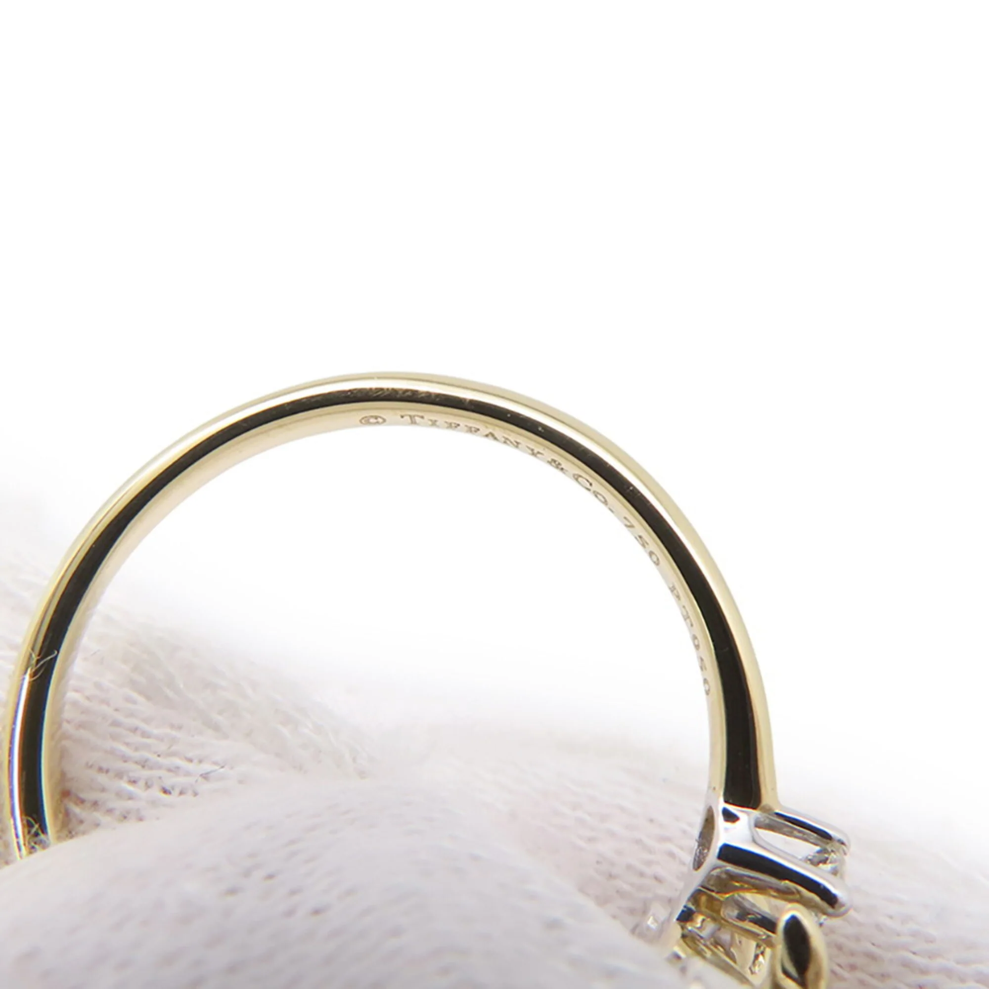 Anniversary Ring Platinum and 18K Yellow Gold - Image 5