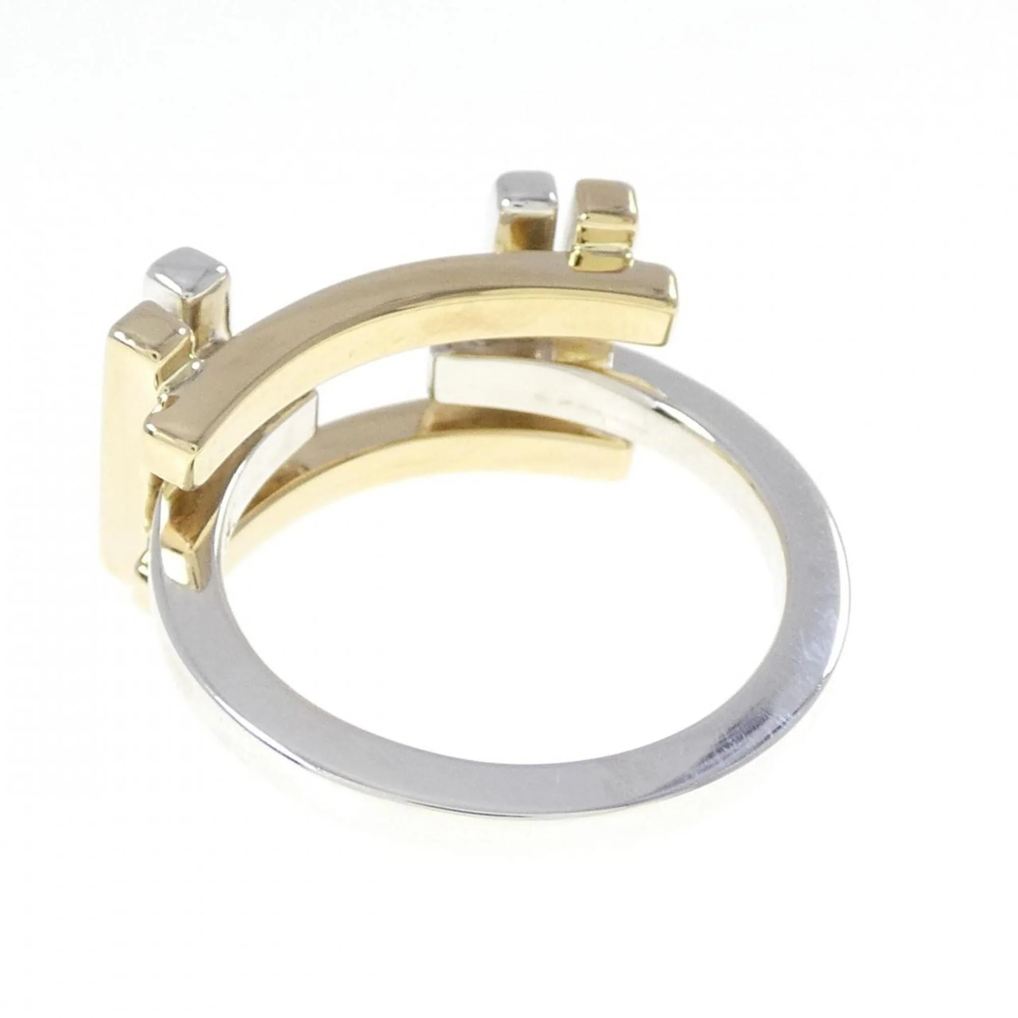 Axis Ring Sterling Silver and 18K Yellow Gold - Image 3