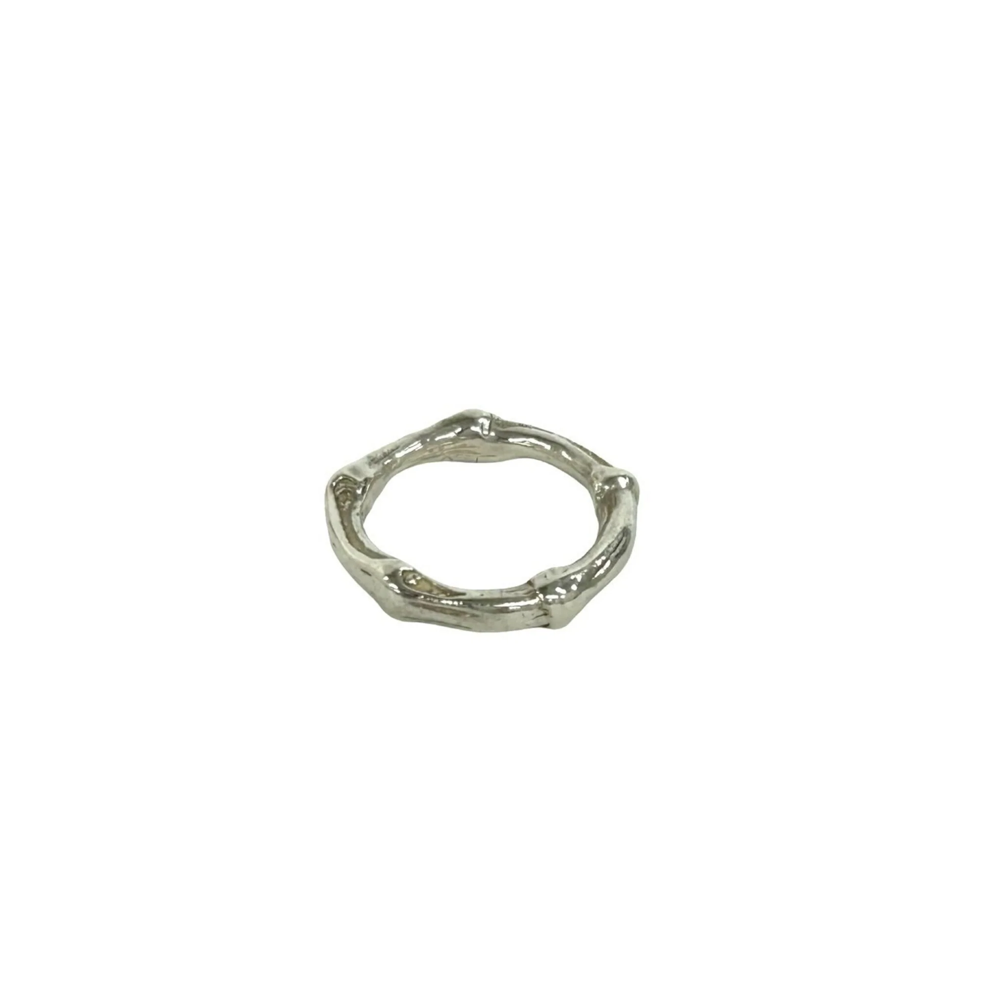 Bamboo Ring Sterling Silver - Image 6