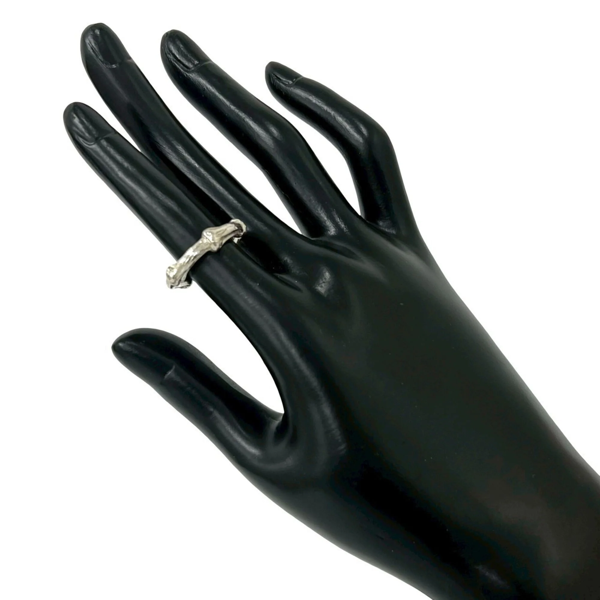 Bamboo Ring Sterling Silver - Image 2