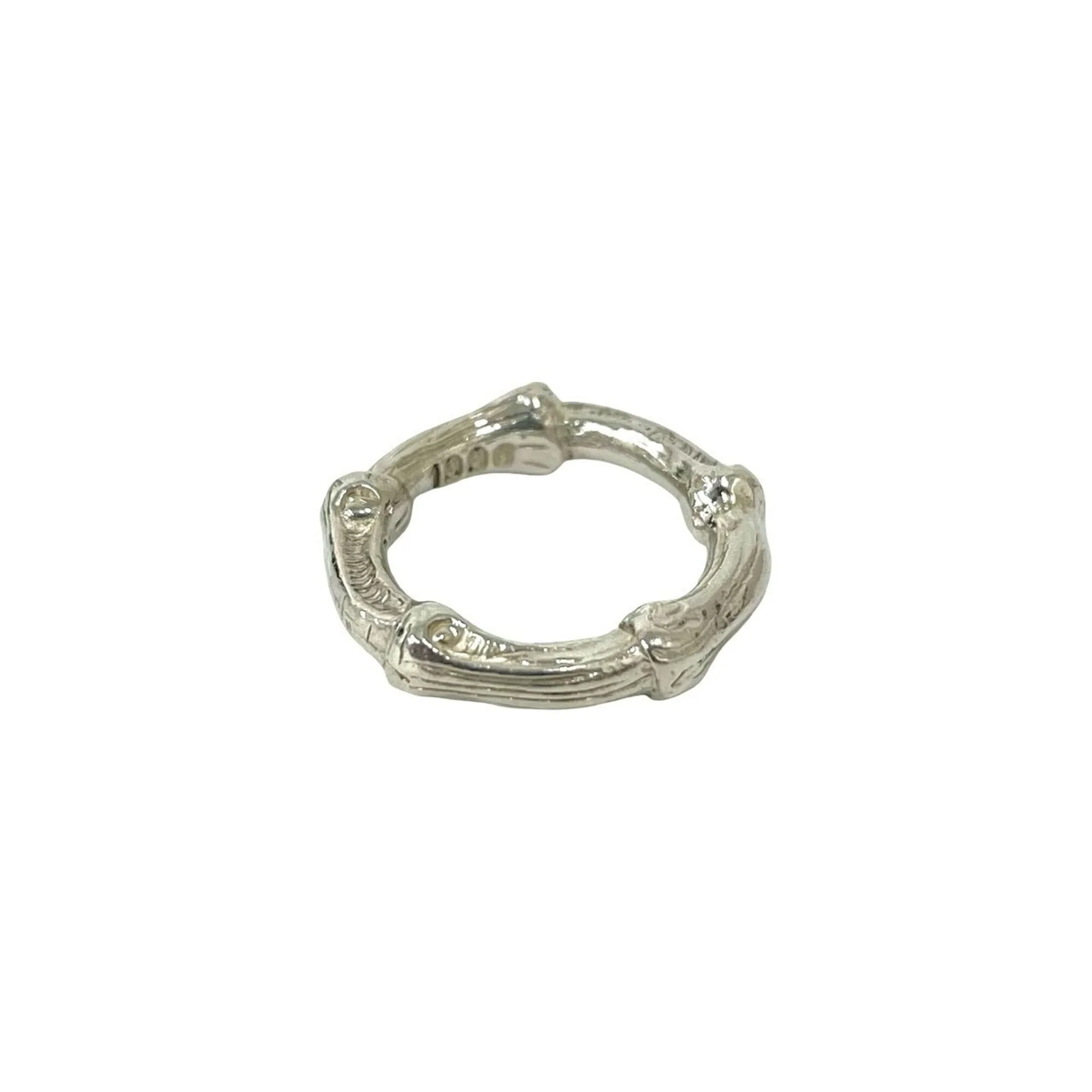 Bamboo Ring Sterling Silver - Image 6
