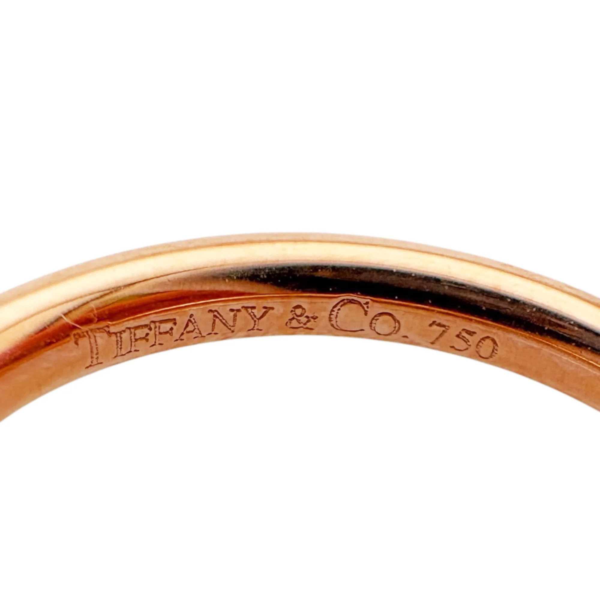 Band Ring 18K Rose Gold with Diamond - Image 7