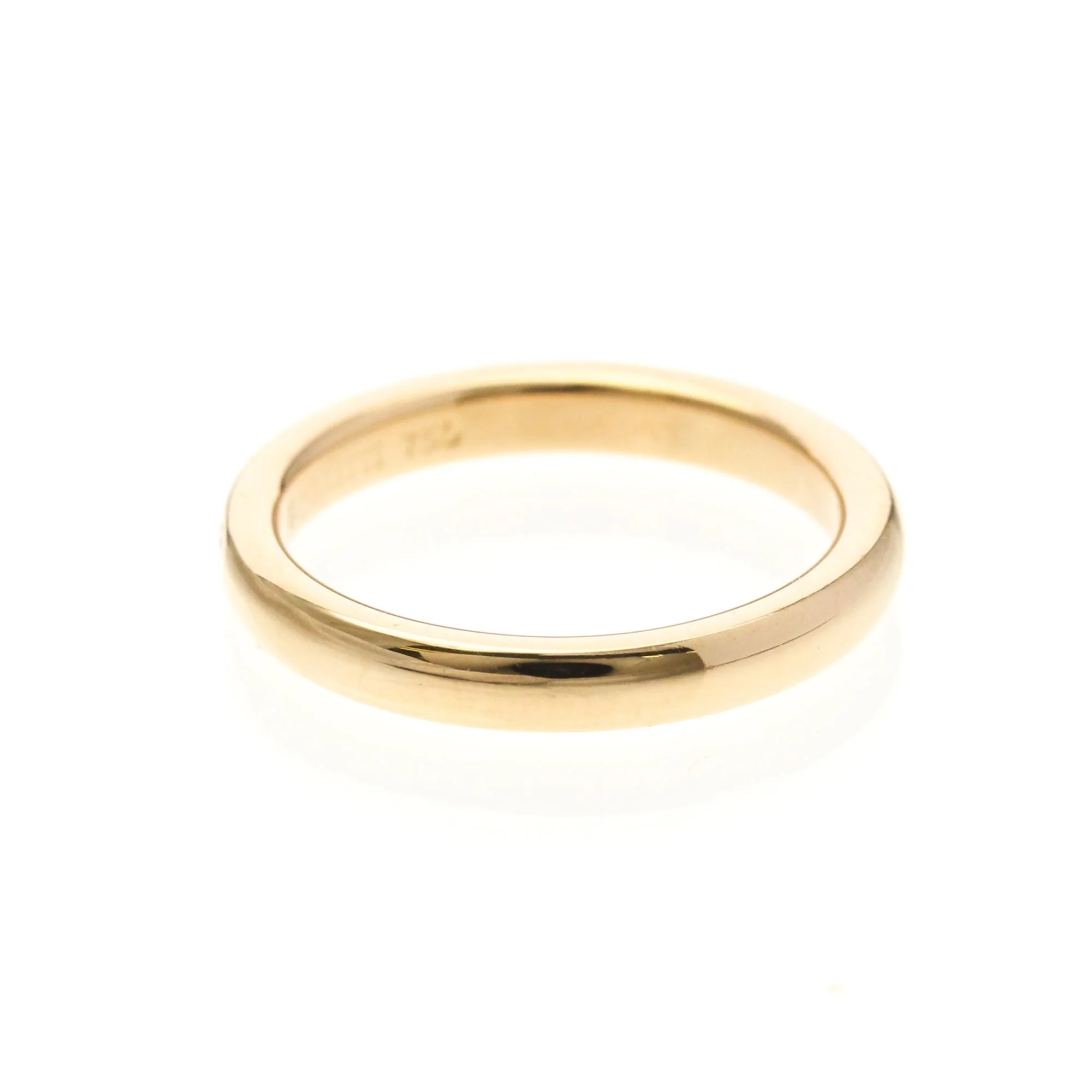 Band Ring 18K Rose Gold with Diamond - Image 2
