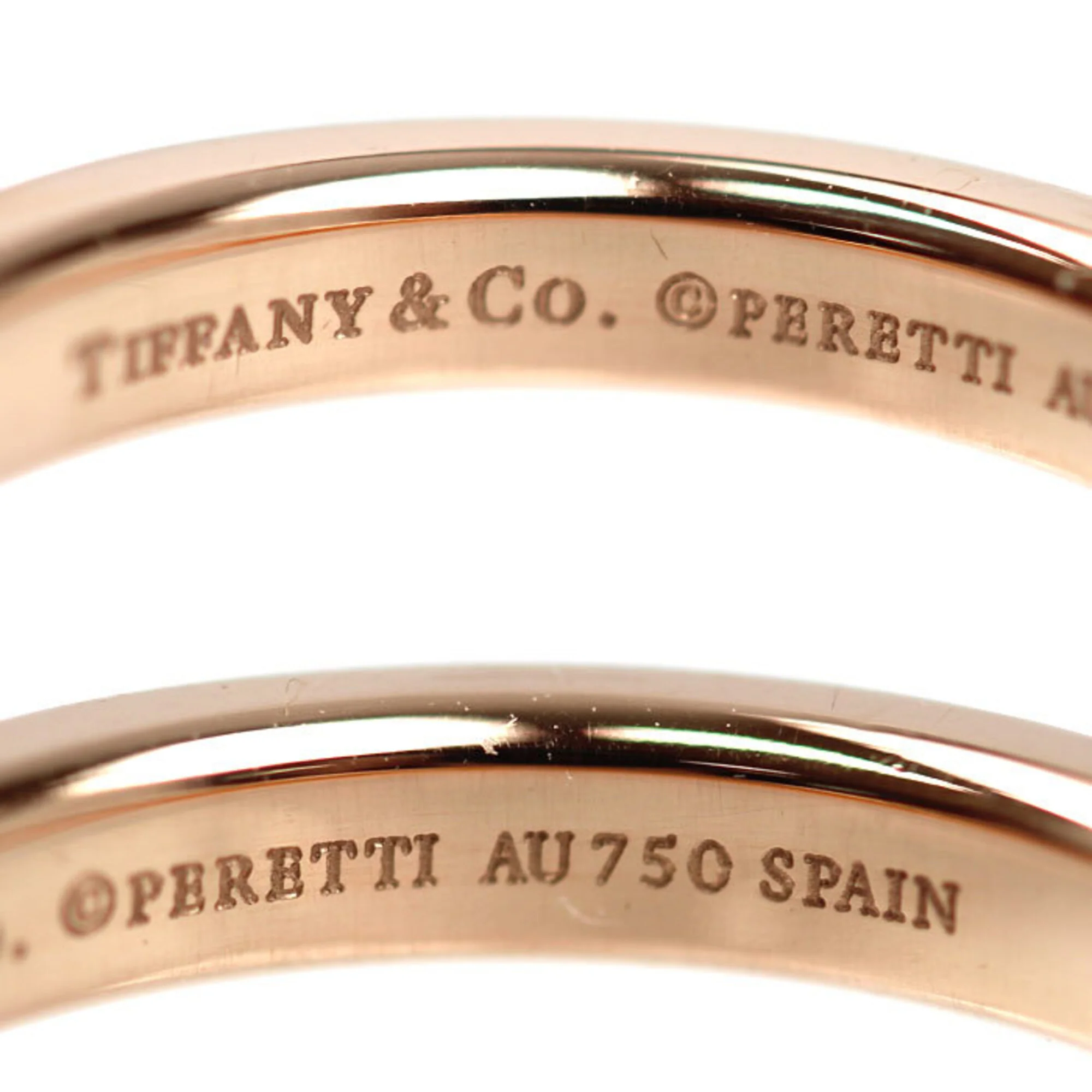 Band Ring 18K Rose Gold with Diamond - Image 5