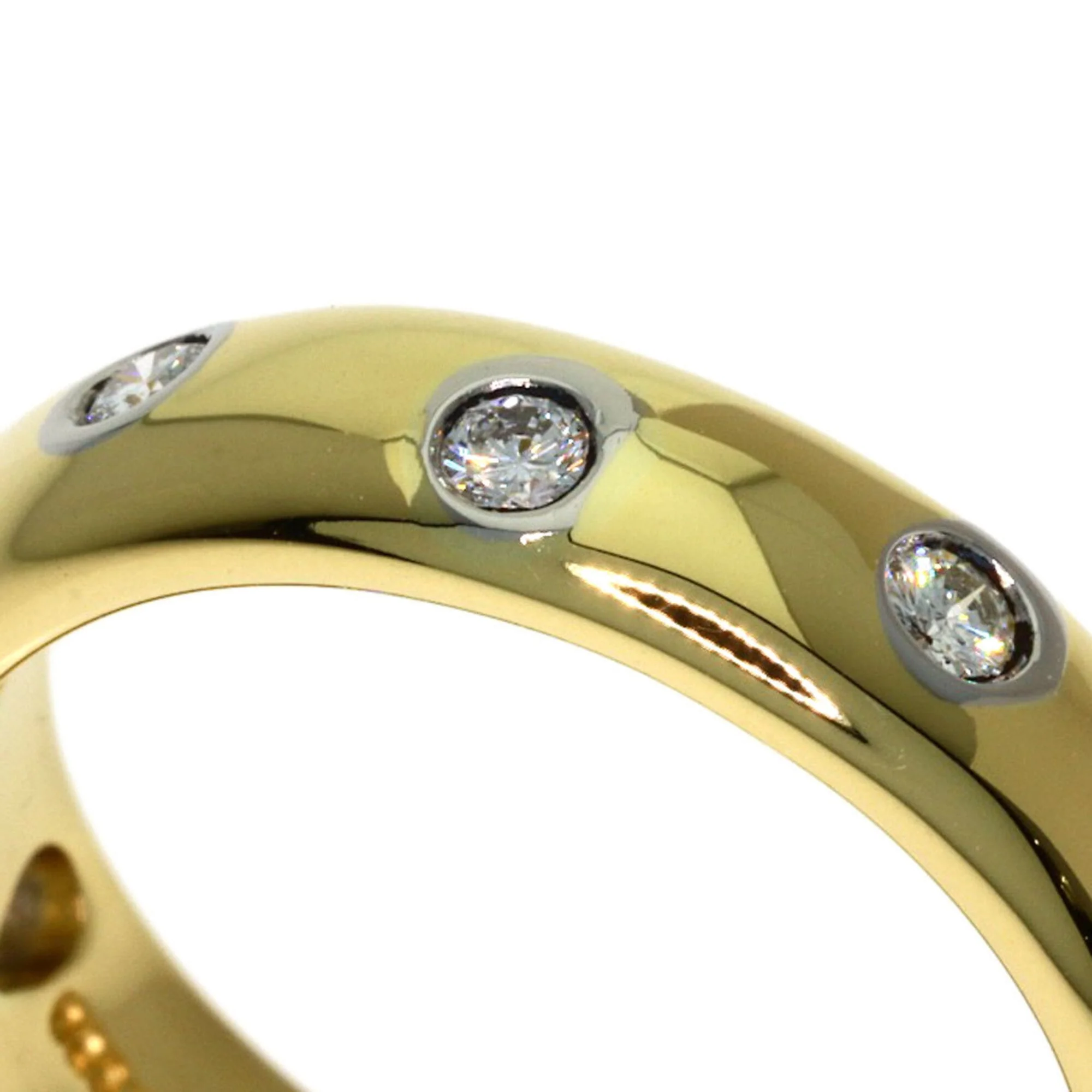 Band Ring Platinum and 18K Yellow Gold - Image 7