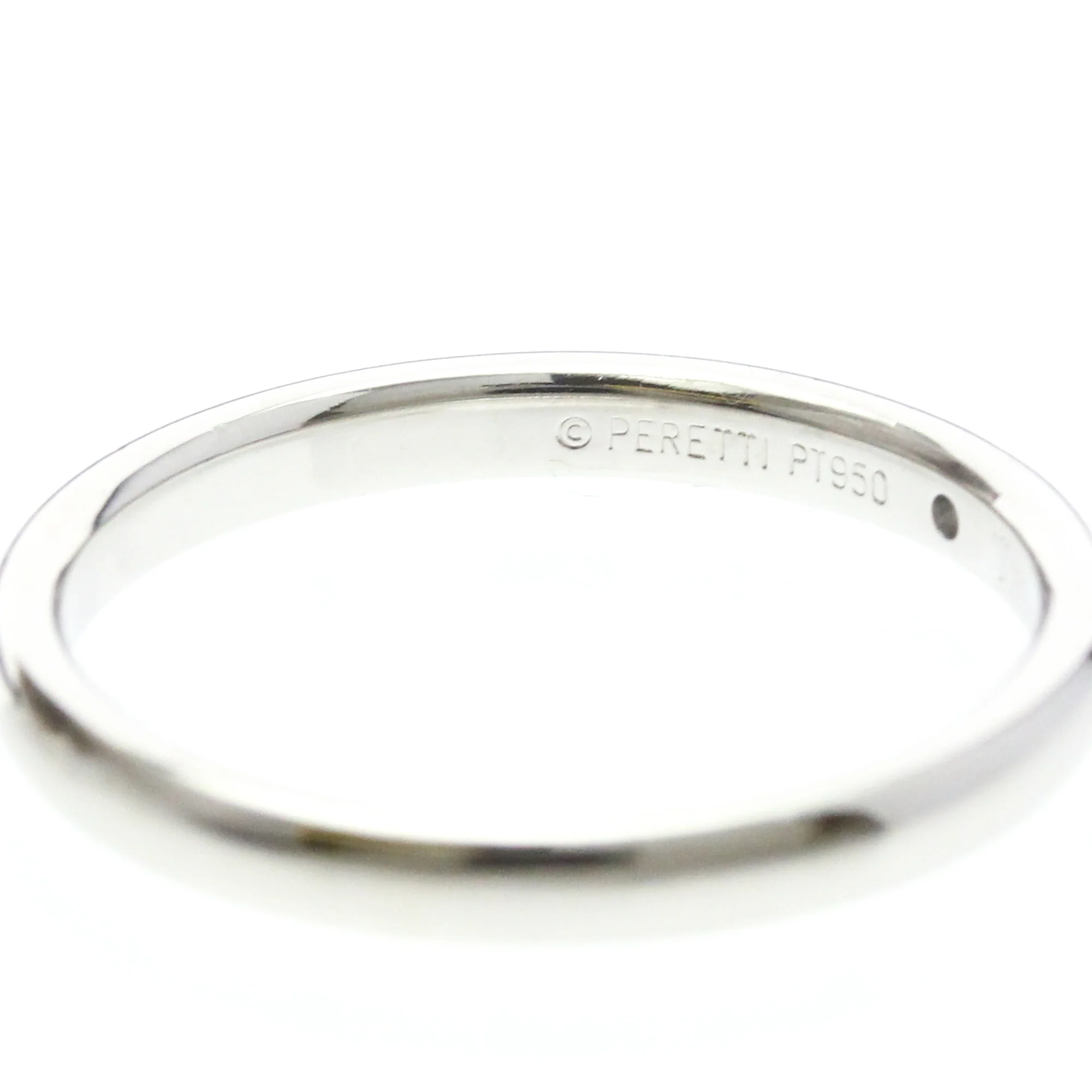 Band Ring Platinum with Diamond - Image 7