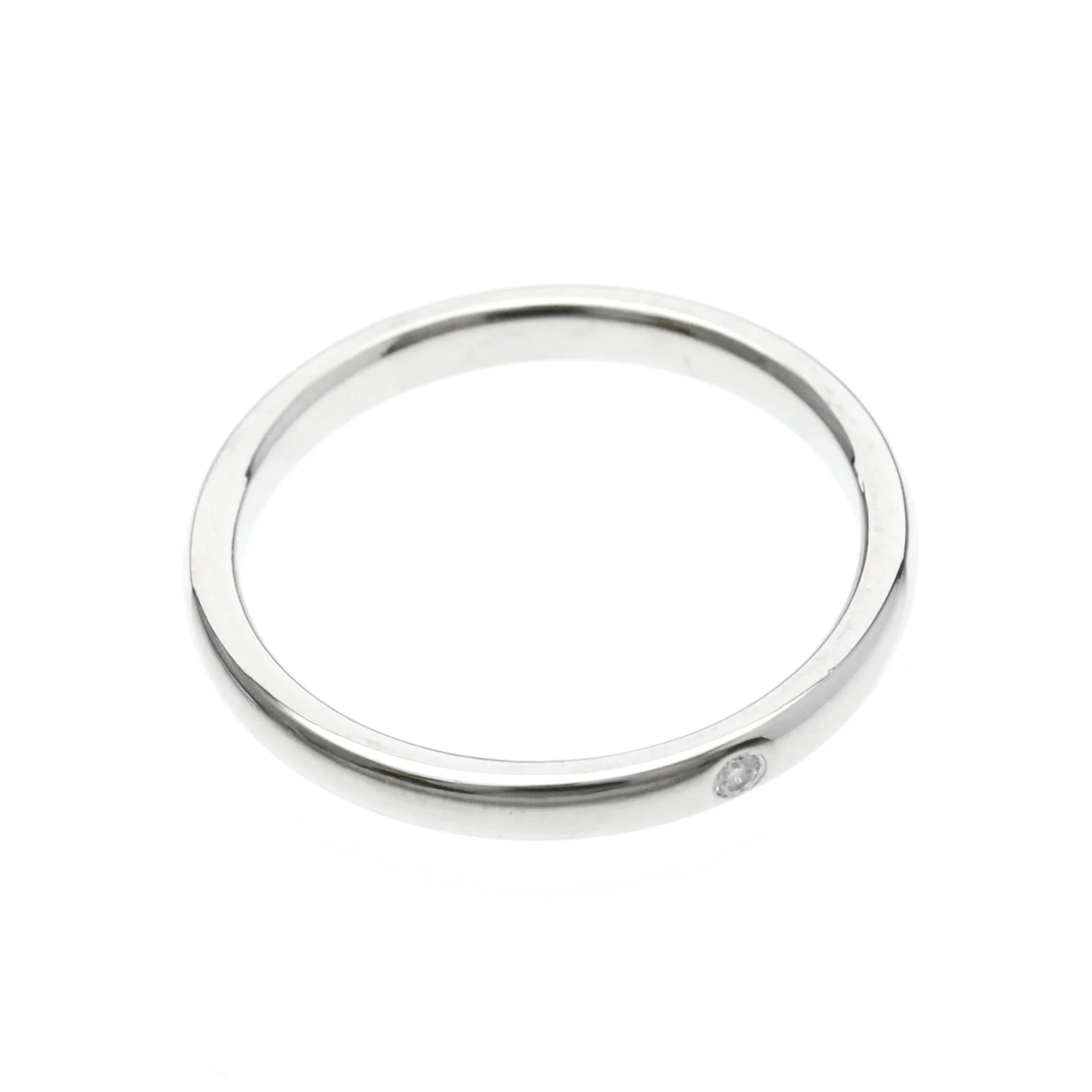 Band Ring Platinum with Diamond - Image 9