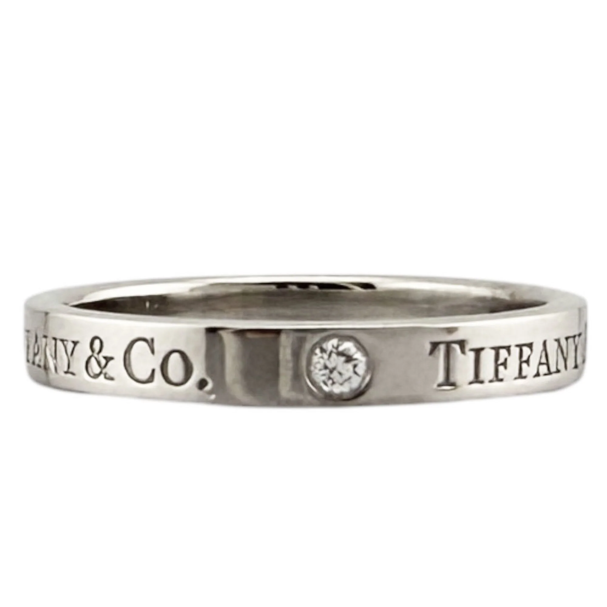 Band Ring Platinum with Diamond - Image 3