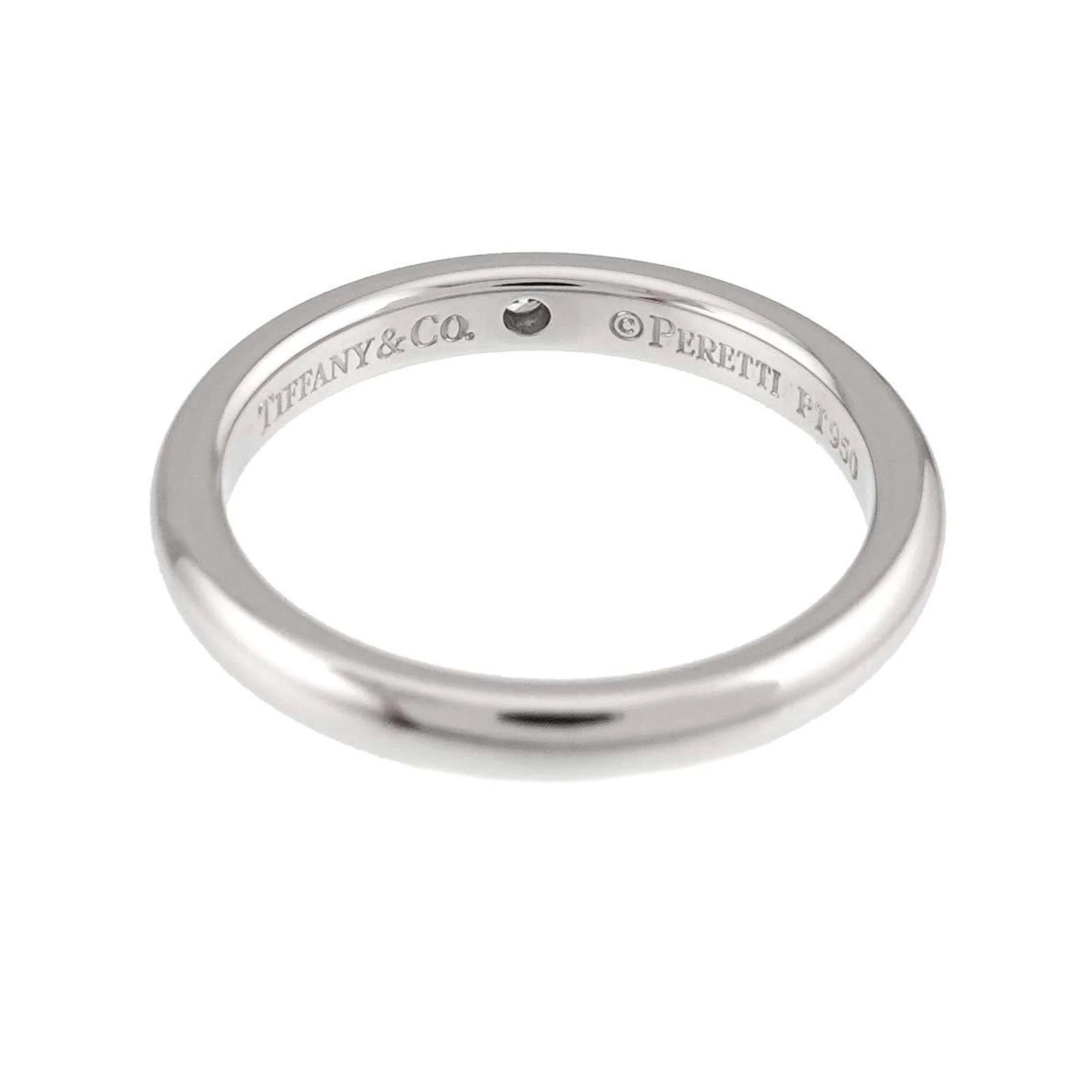 Band Ring Platinum with Diamond - Image 4