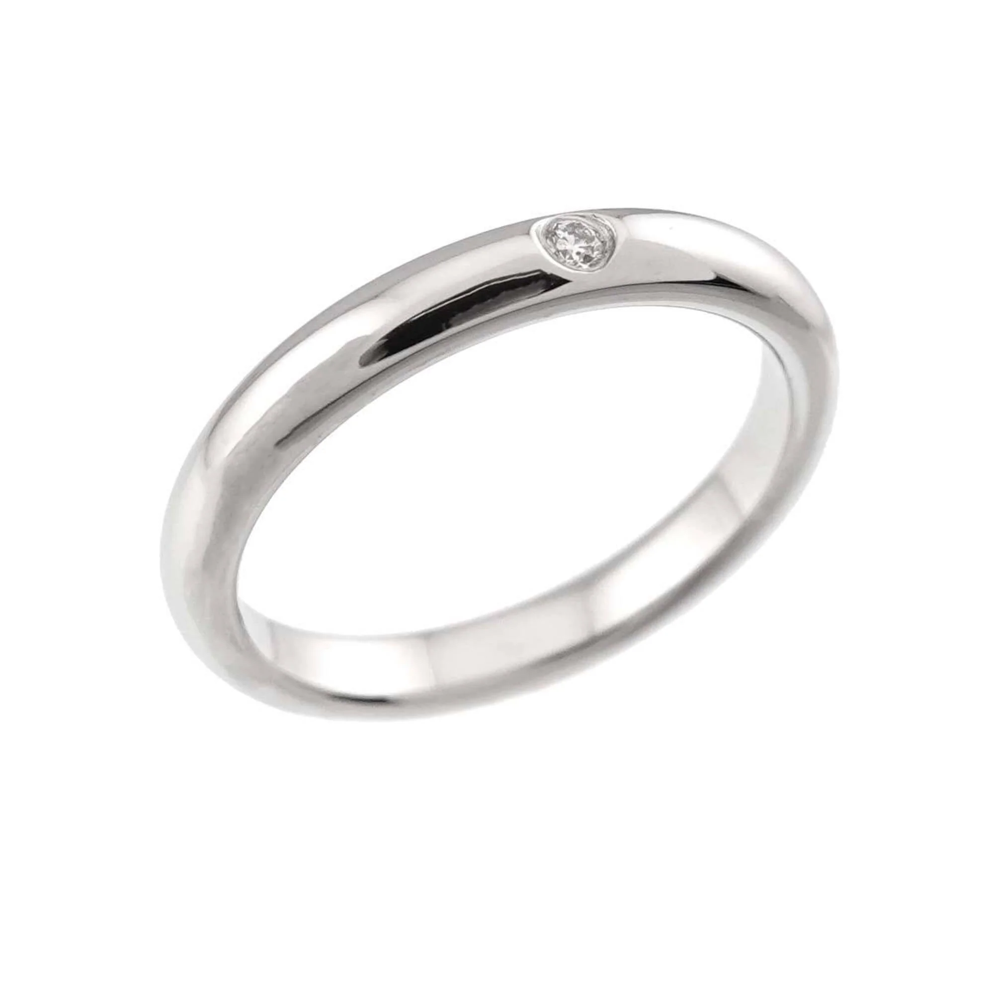 Band Ring Platinum with Diamond - Image 5