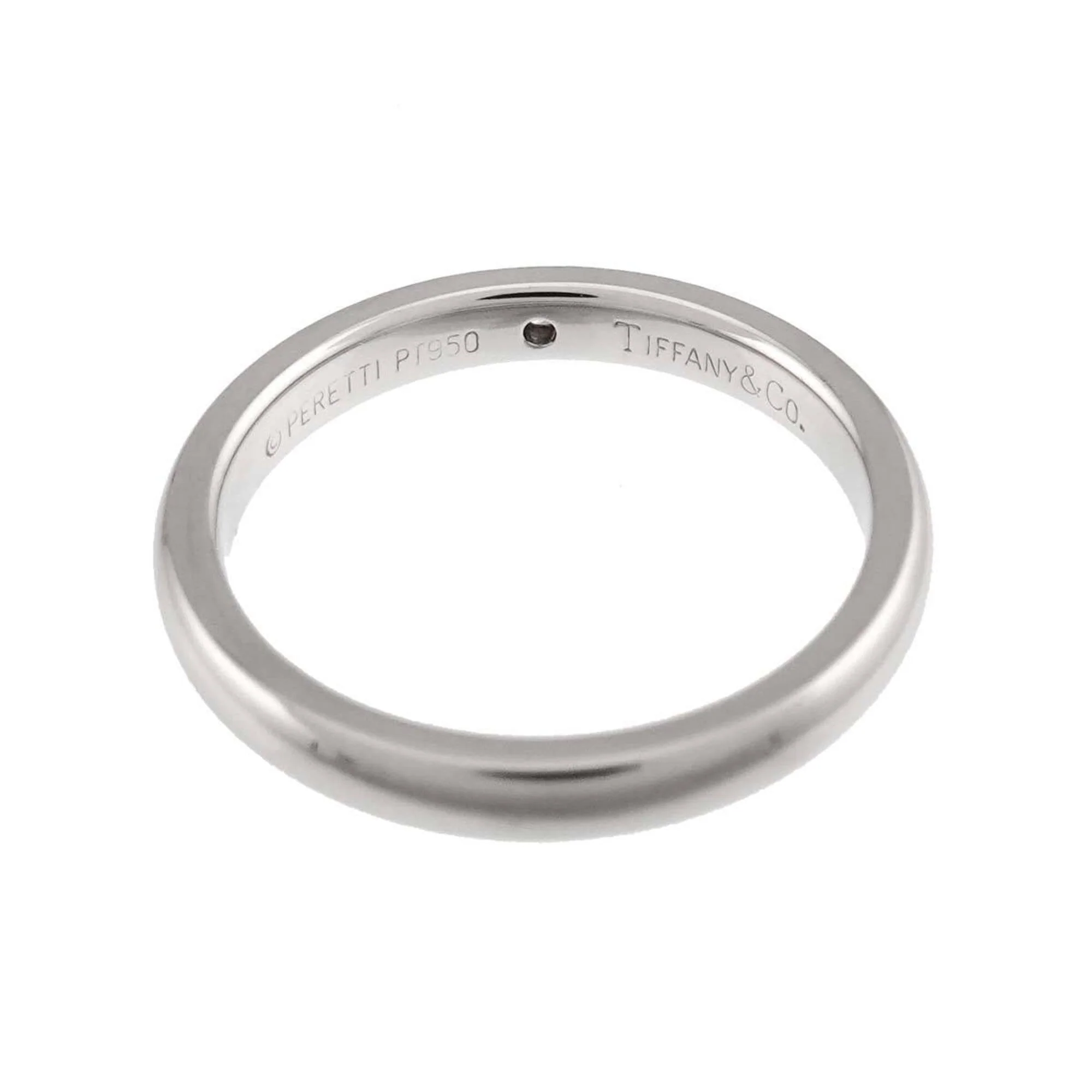 Band Ring Platinum with Diamond - Image 3
