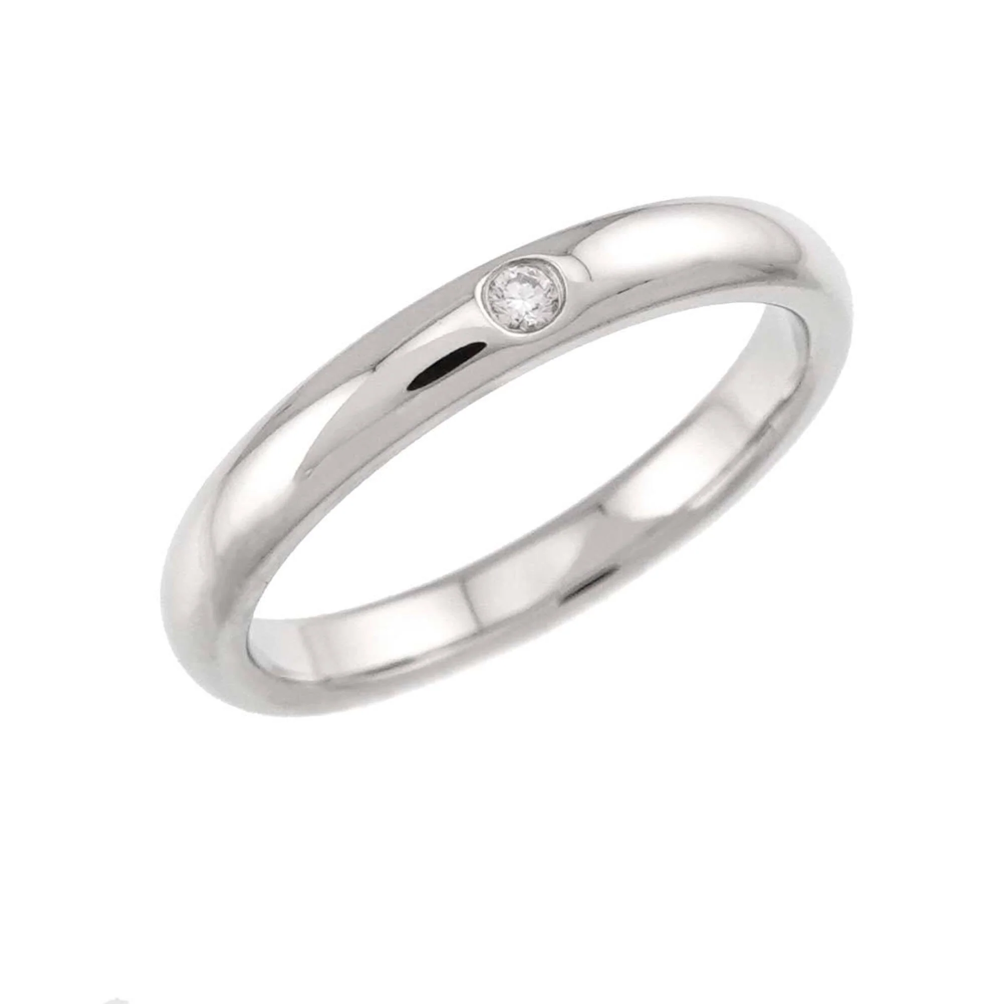 Band Ring Platinum with Diamond - Image 4