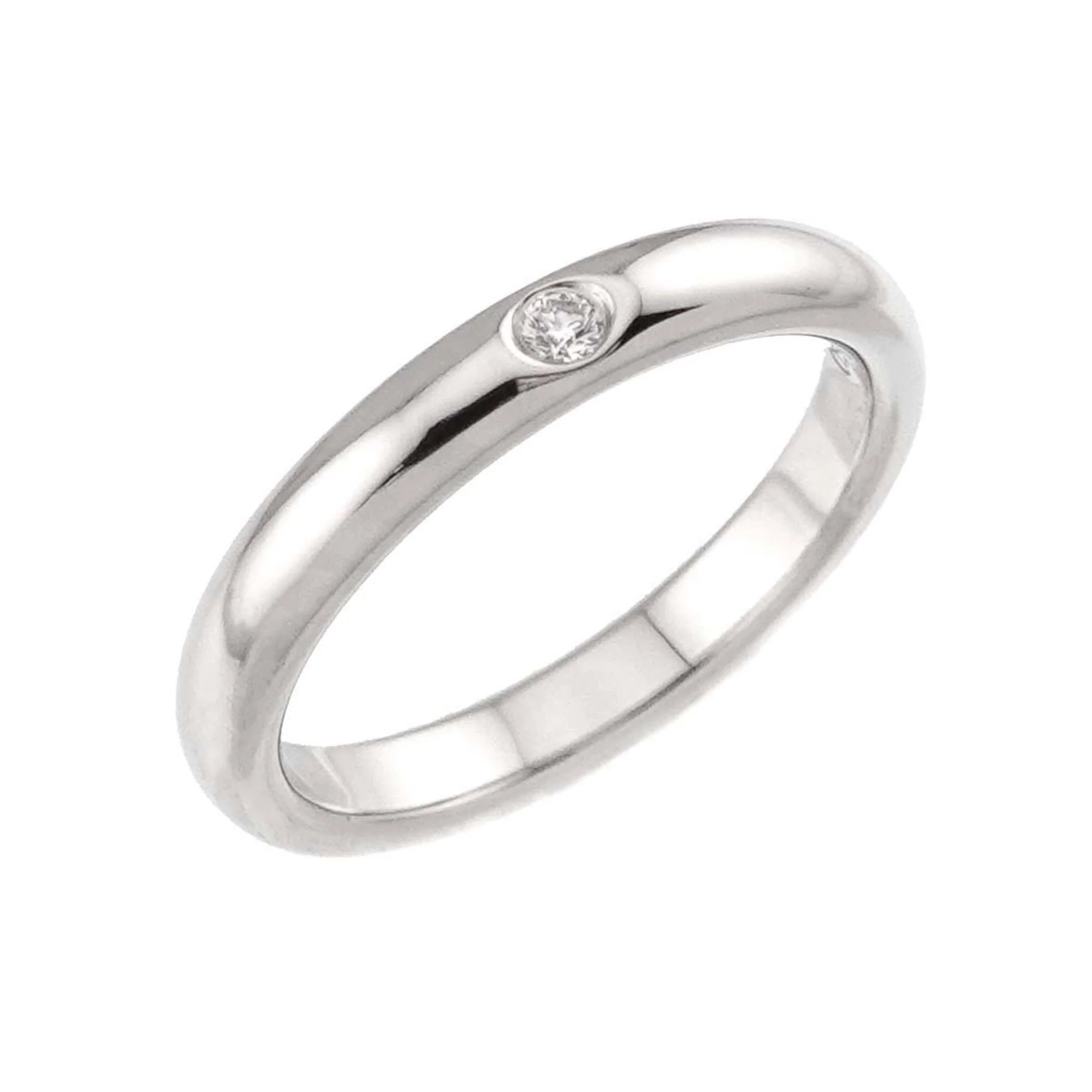 Band Ring Platinum with Diamond - Image 5