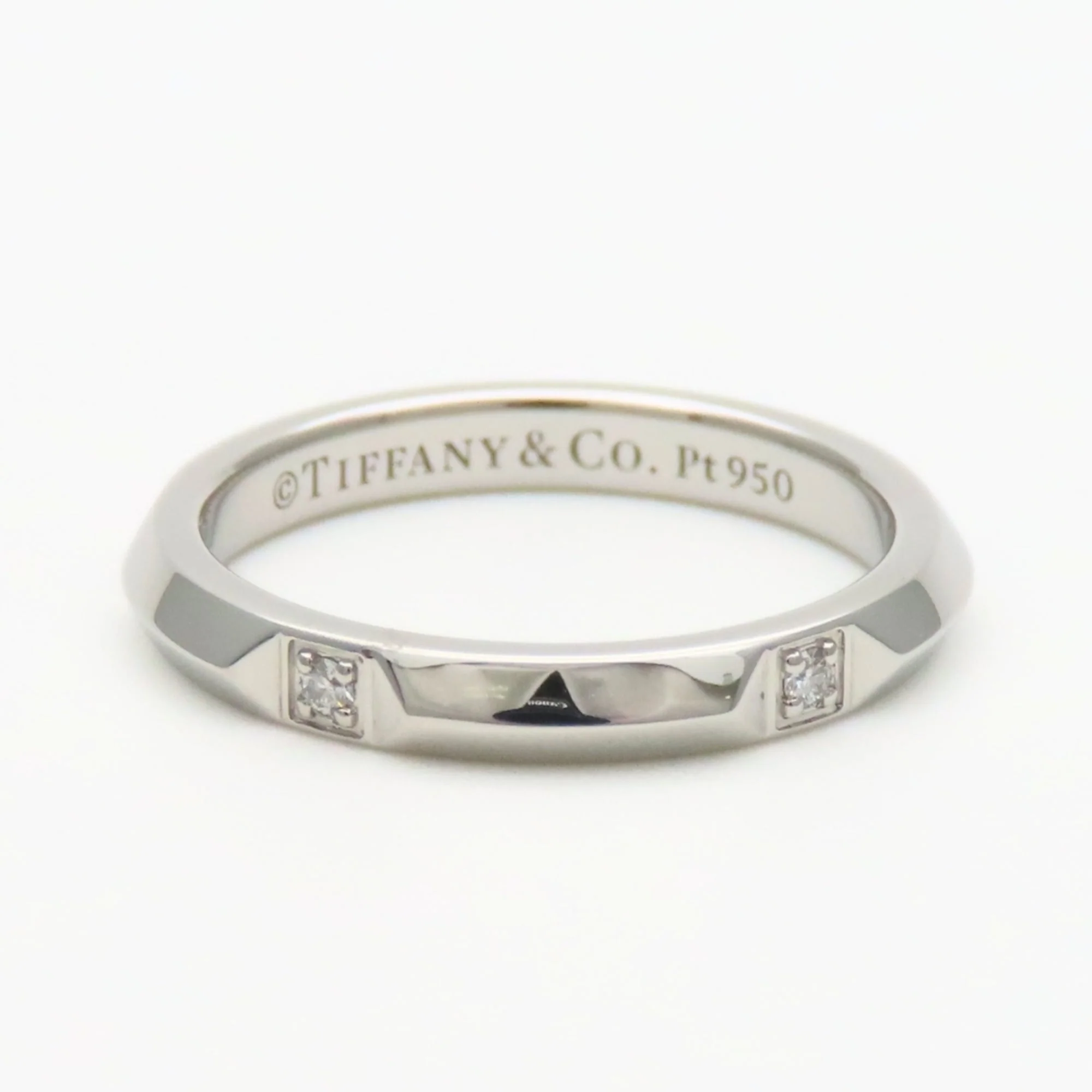 Band Ring Platinum with Diamond - Image 3
