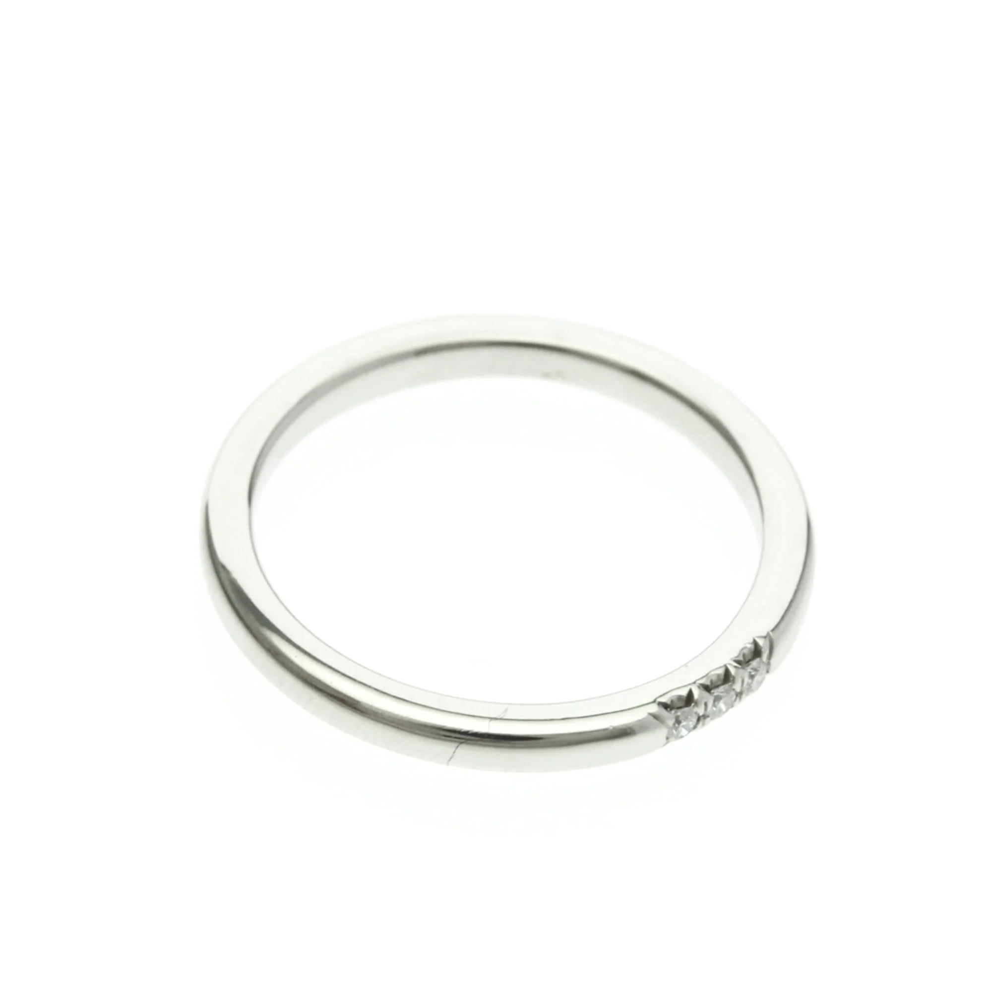 Band Ring Platinum with Diamond - Image 9