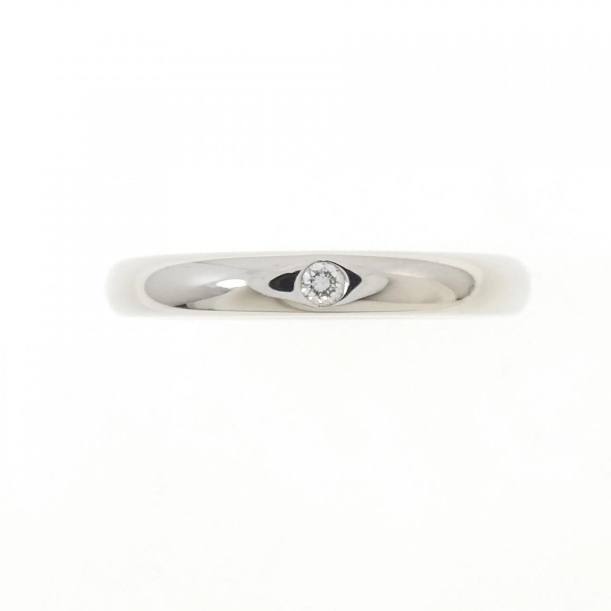 Band Ring Platinum With Diamond - Image 2