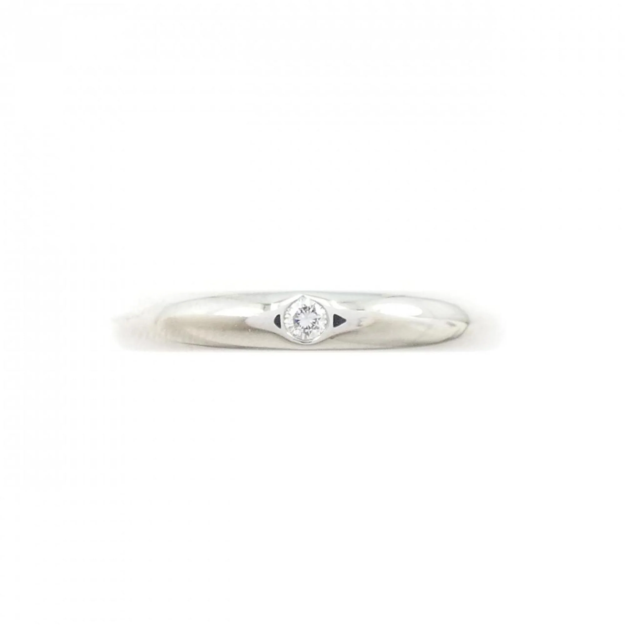 Band Ring Platinum with Diamond - Image 2