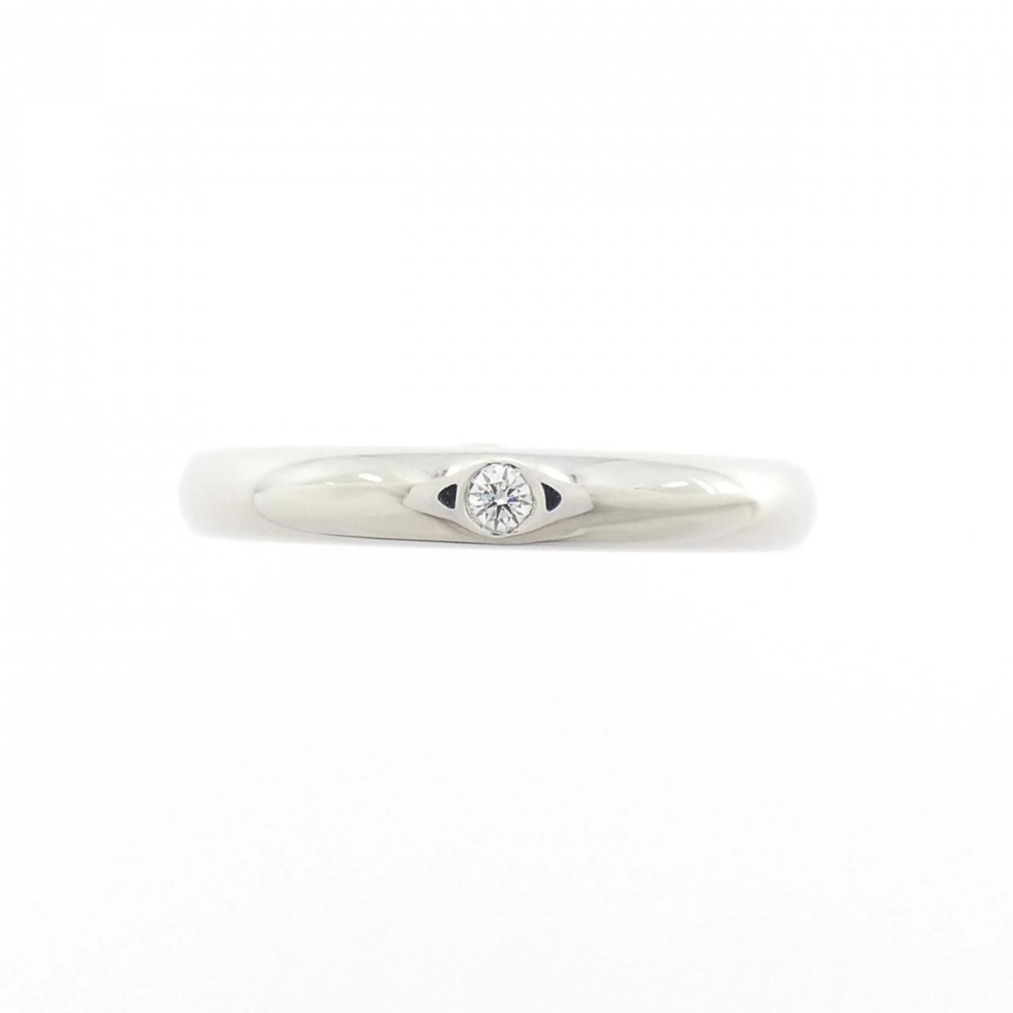 Band Ring Platinum with Diamond - Image 2
