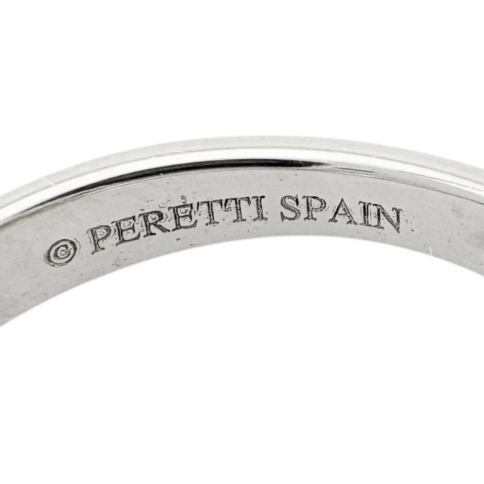 Band Ring Platinum with Diamonds - Image 7