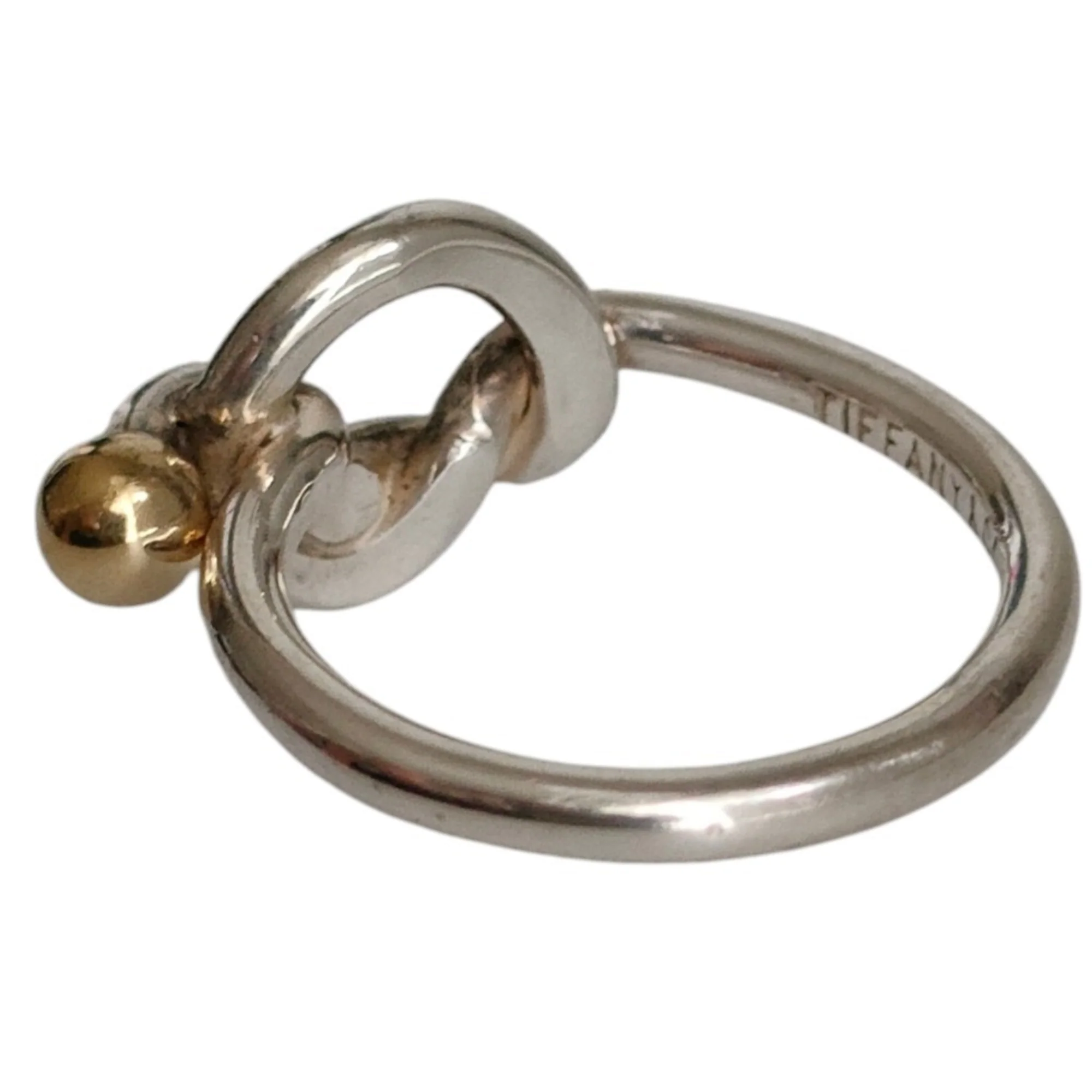 Band Ring Sterling Silver and 18K Yellow Gold - Image 3